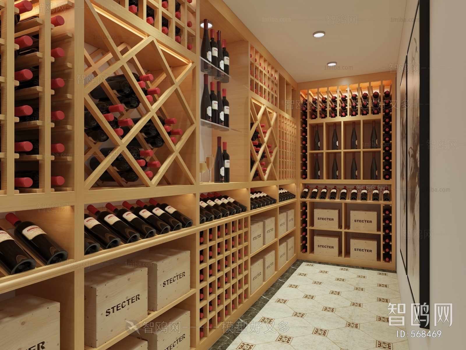 Modern Wine Cellar/Wine Tasting Room