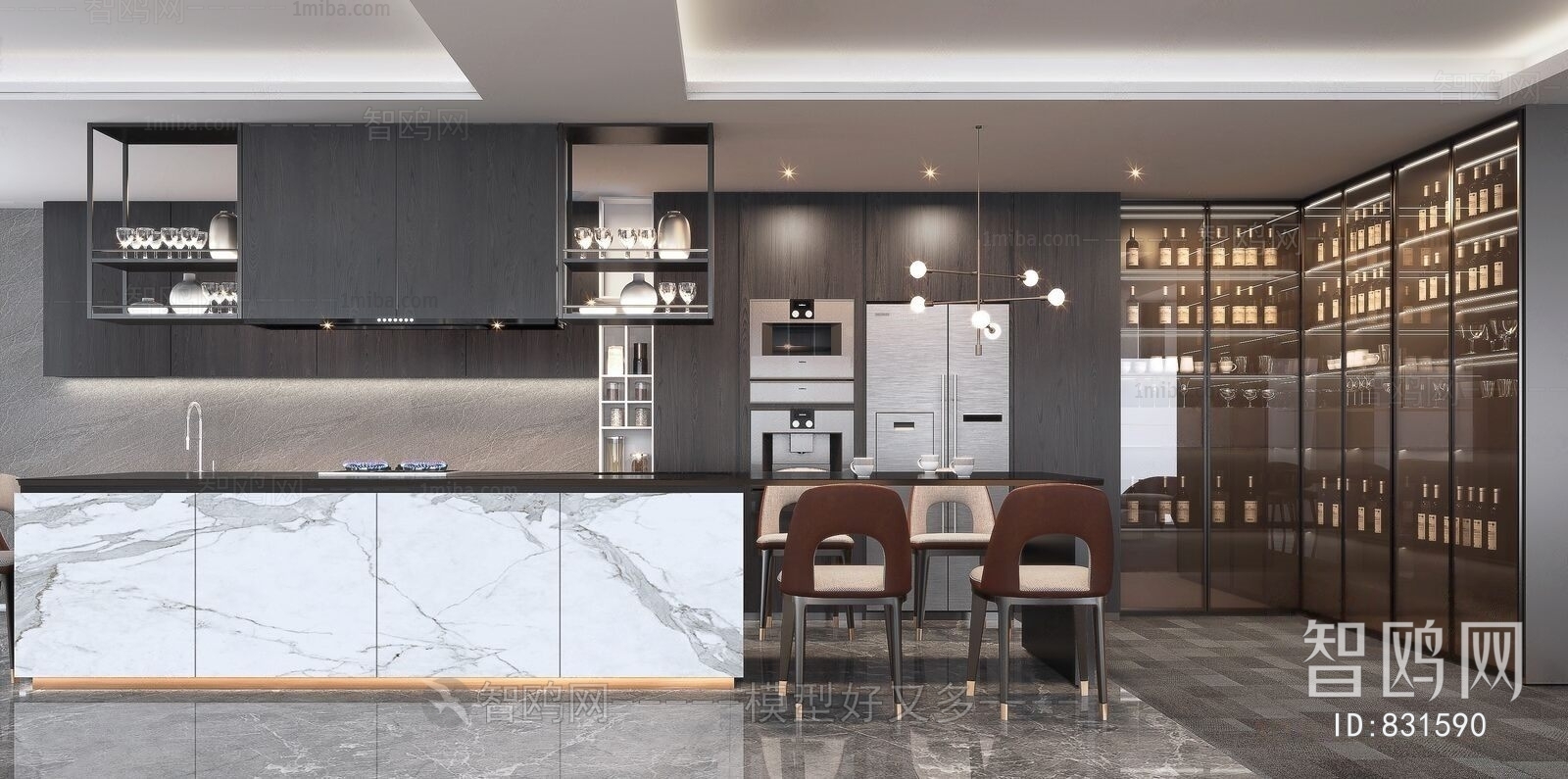 Modern Open Kitchen