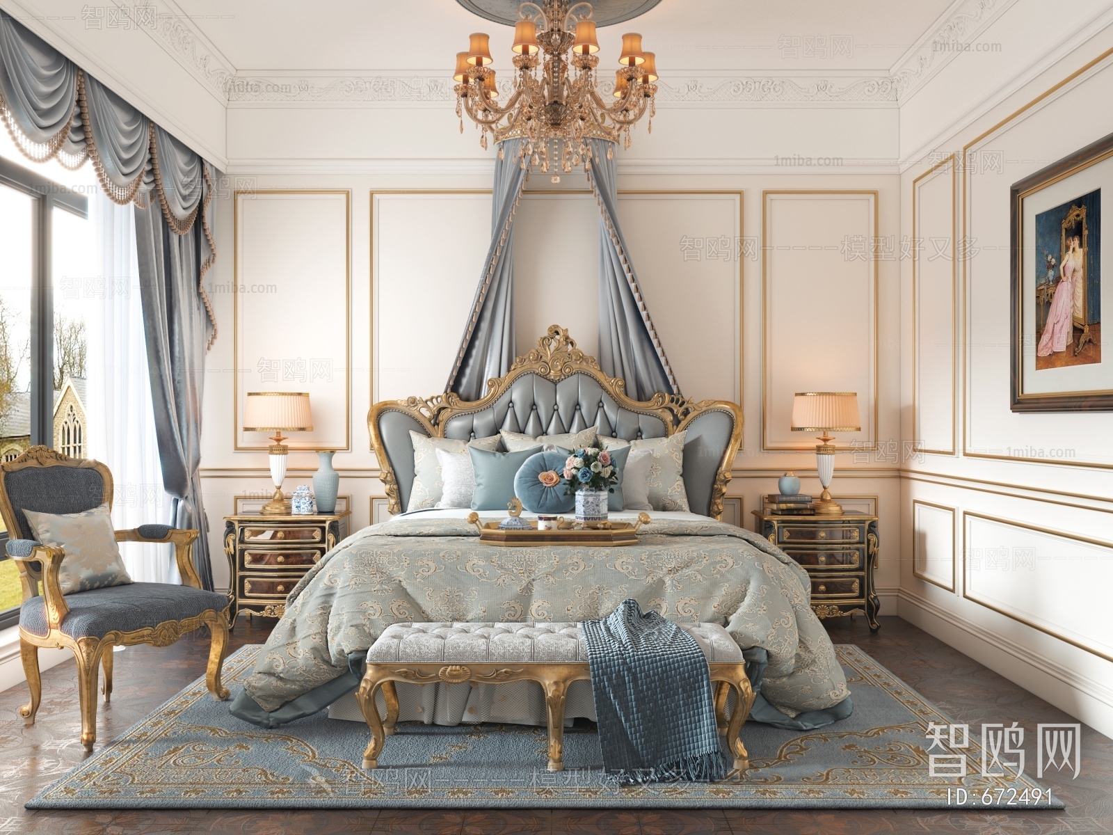 European Style Bedroom