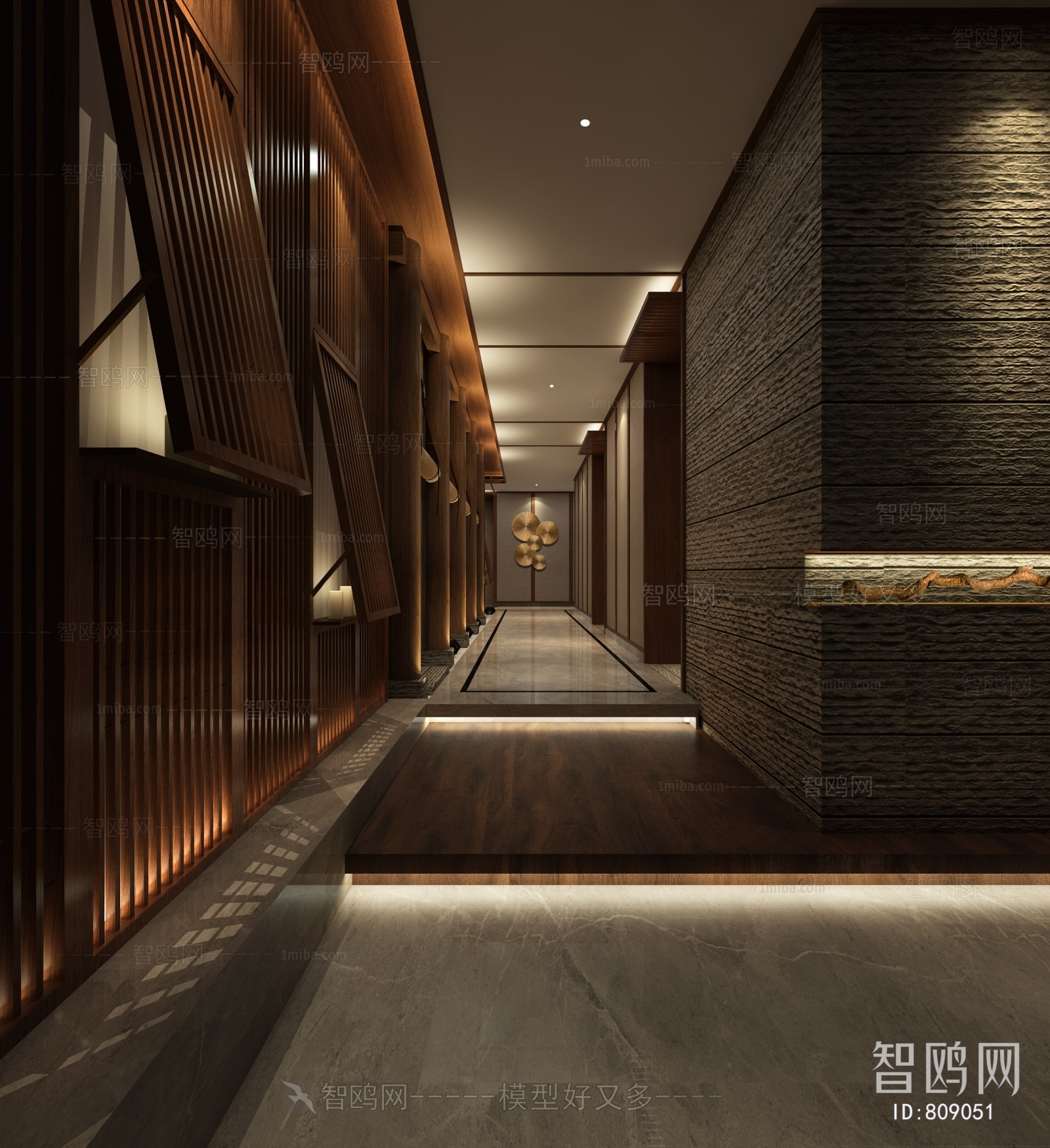 New Chinese Style Corridor