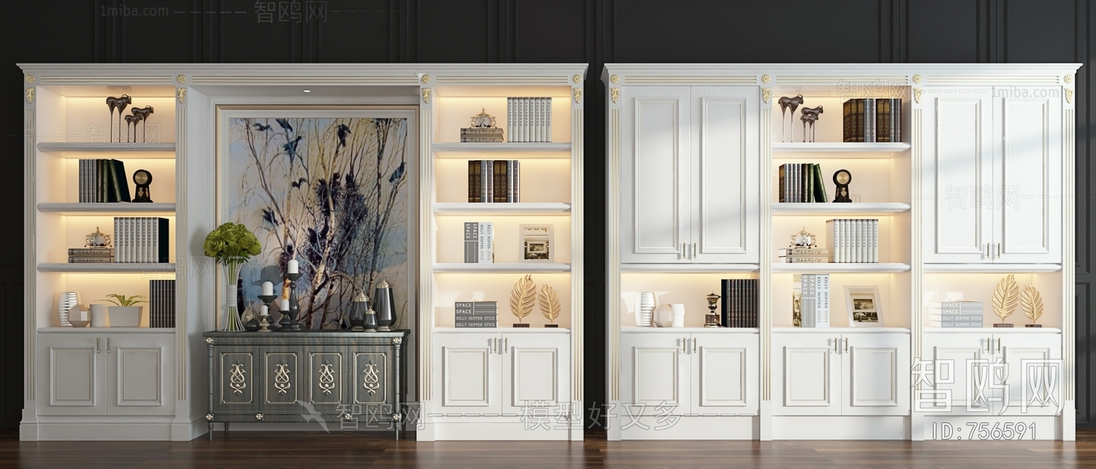 European Style Bookcase