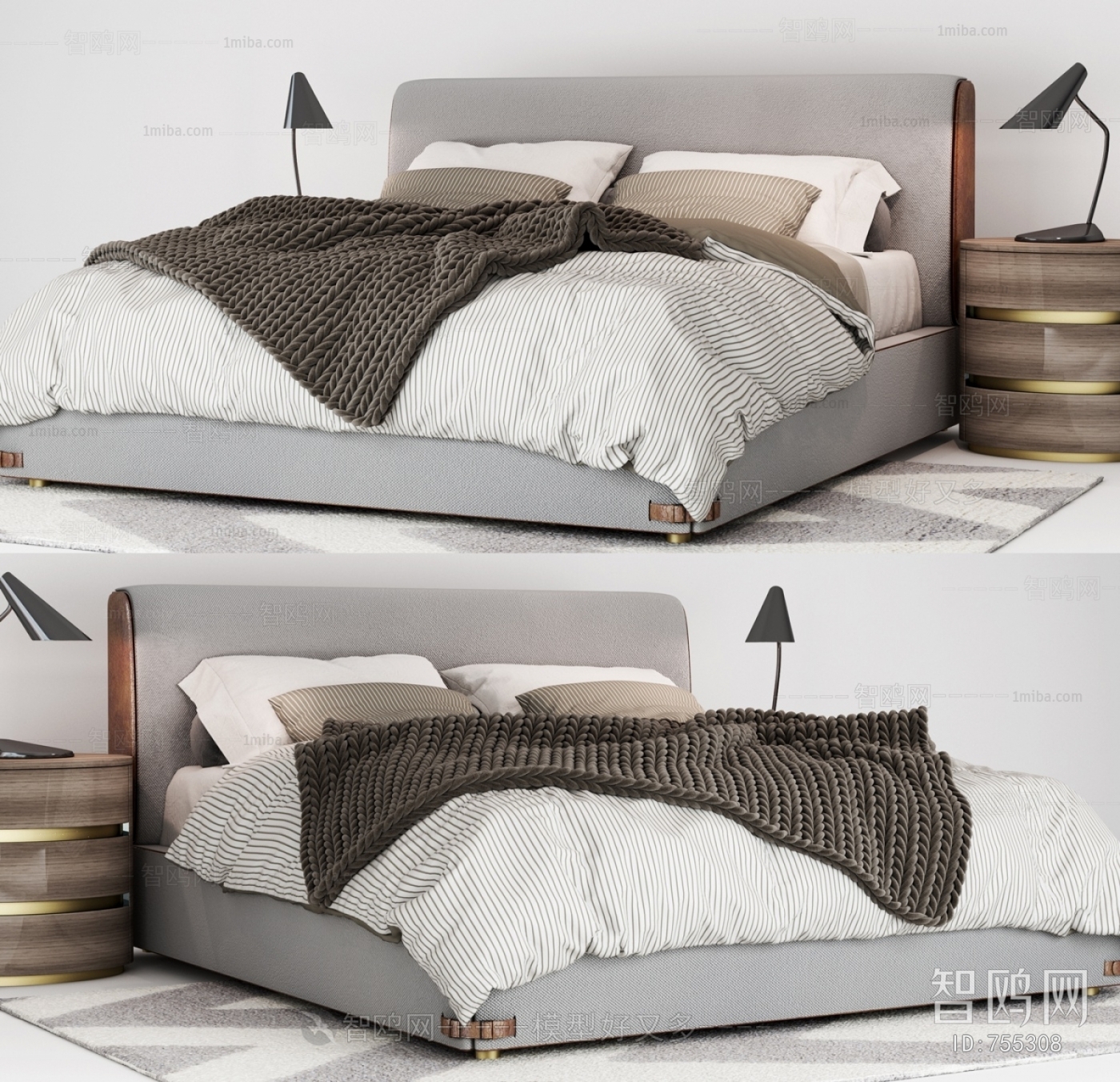 Modern Double Bed