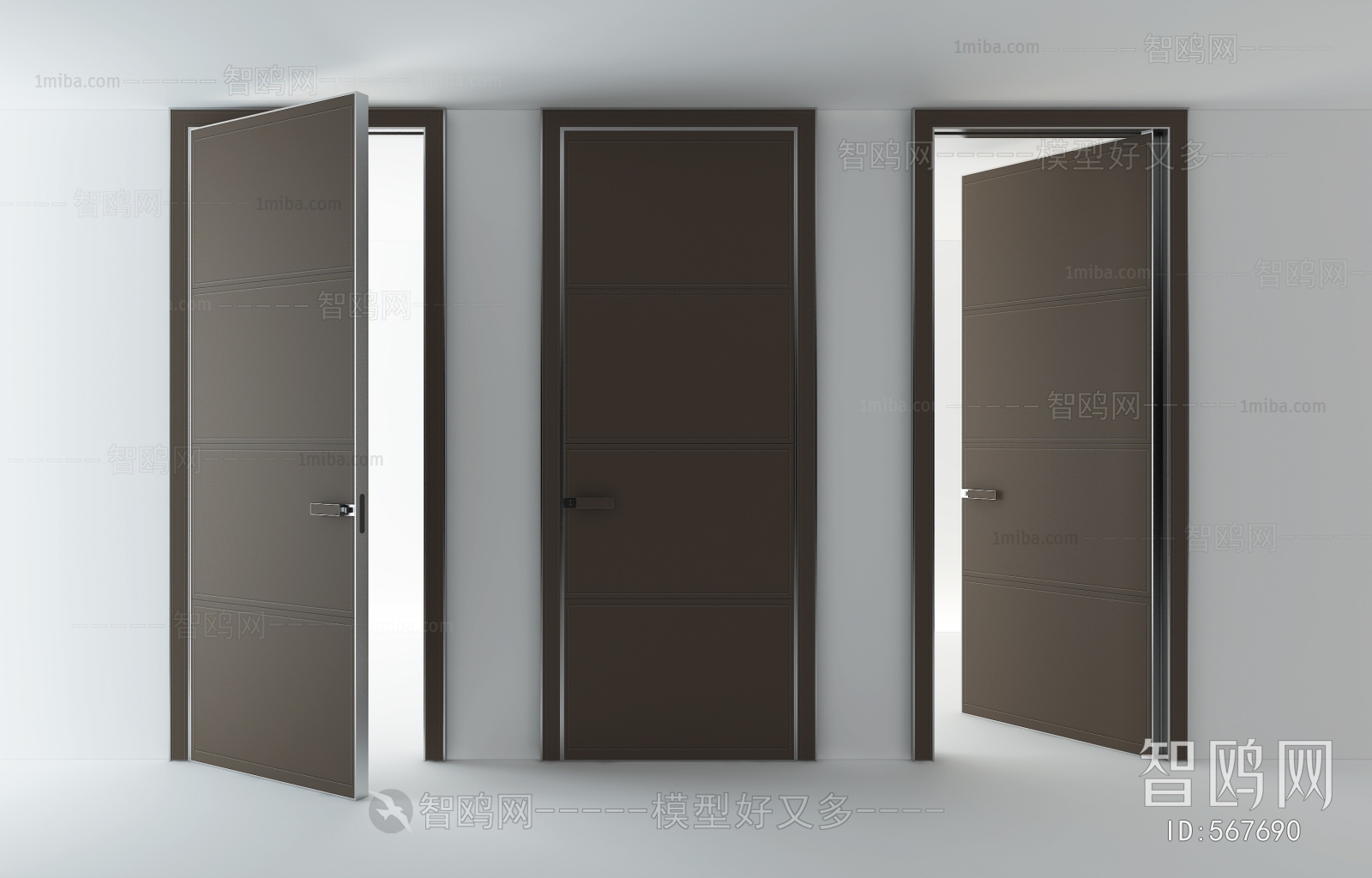 Modern Single Door