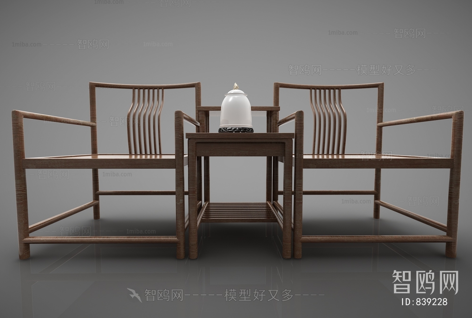 New Chinese Style Lounge Chair