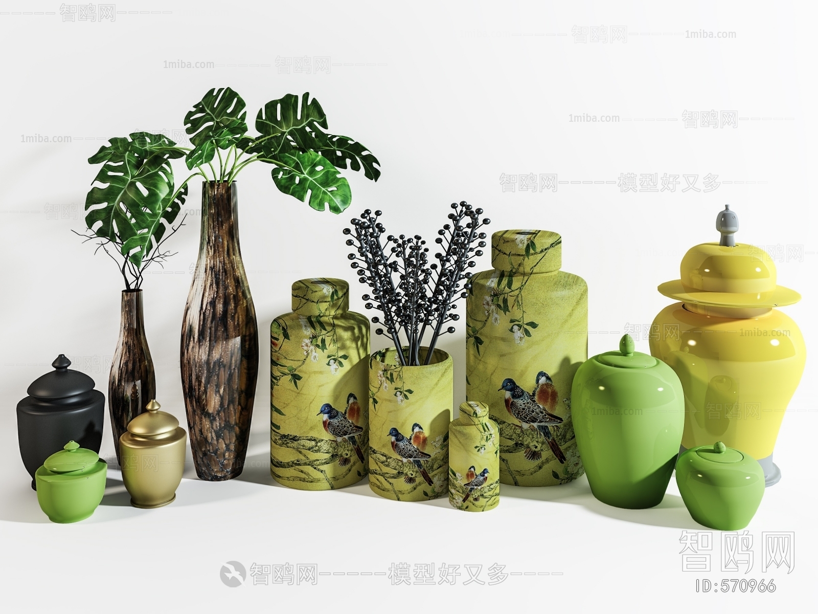 New Chinese Style Decorative Set