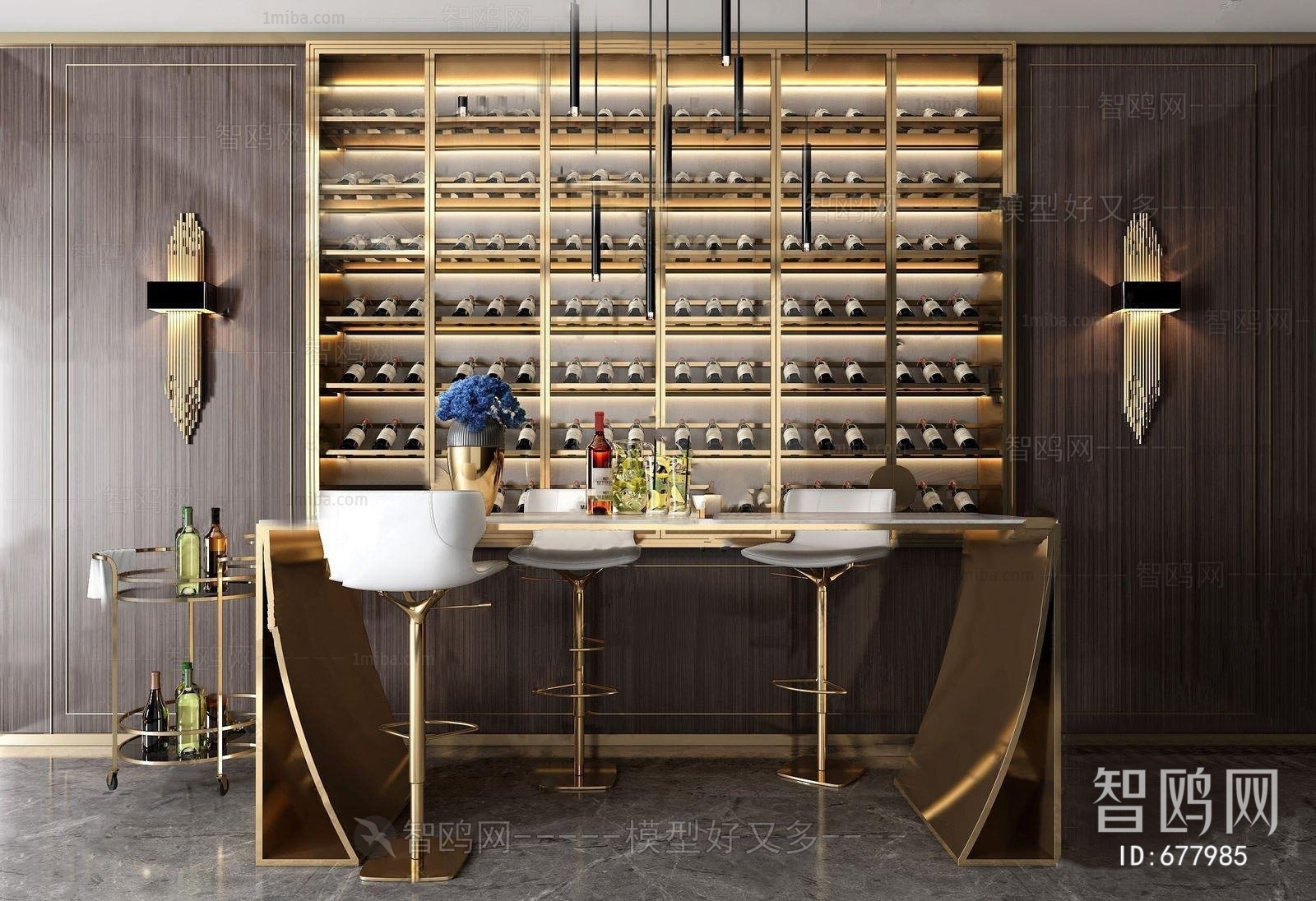 Modern Wine Cabinet