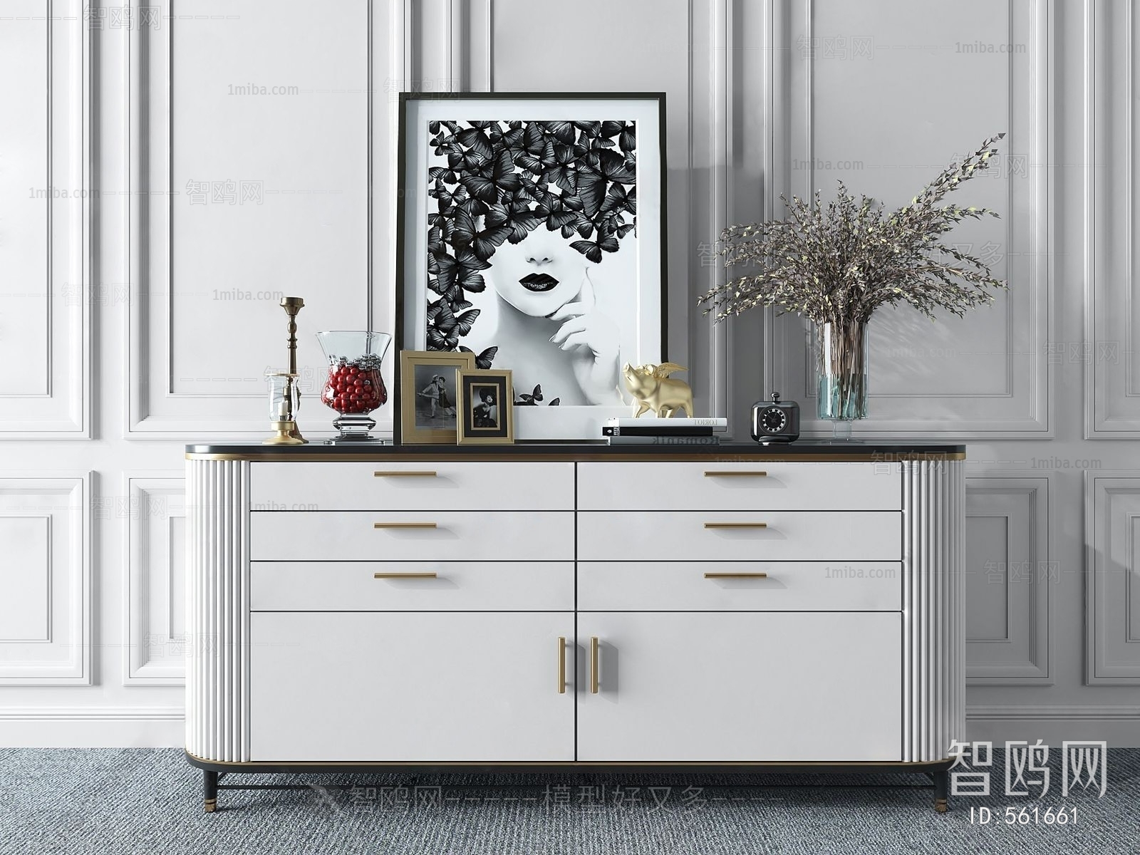 Modern Side Cabinet/Entrance Cabinet