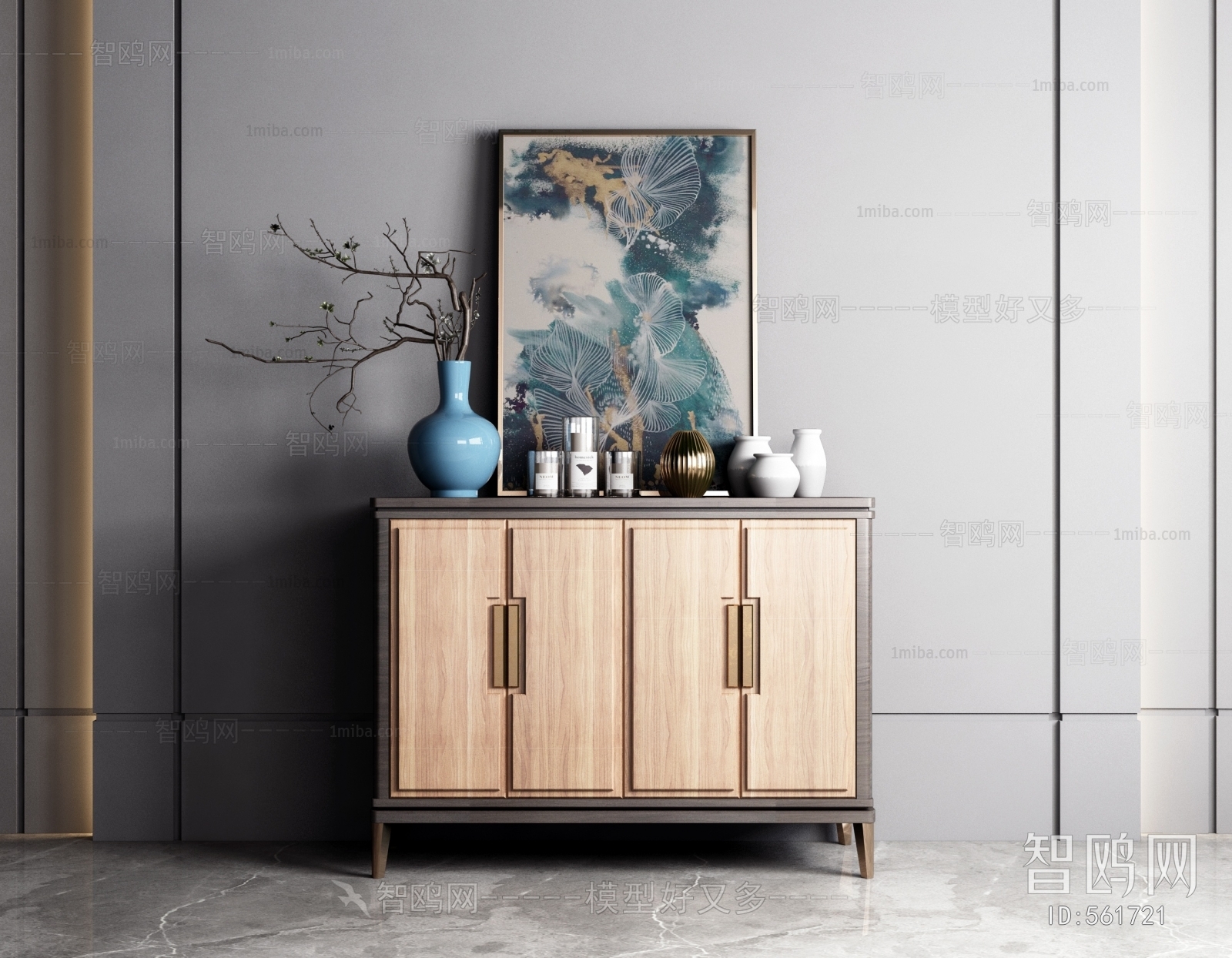 New Chinese Style Side Cabinet/Entrance Cabinet