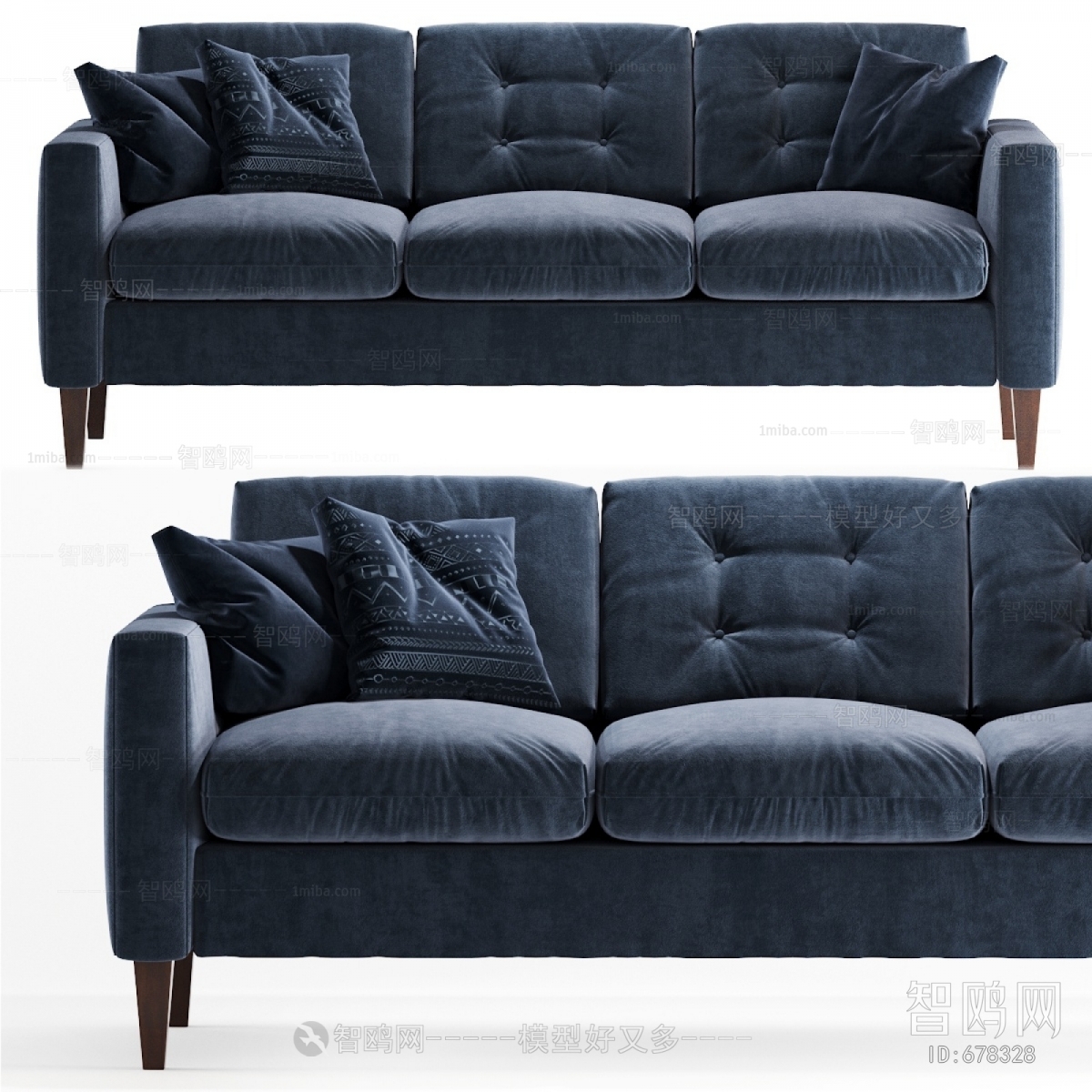 Modern Three-seat Sofa