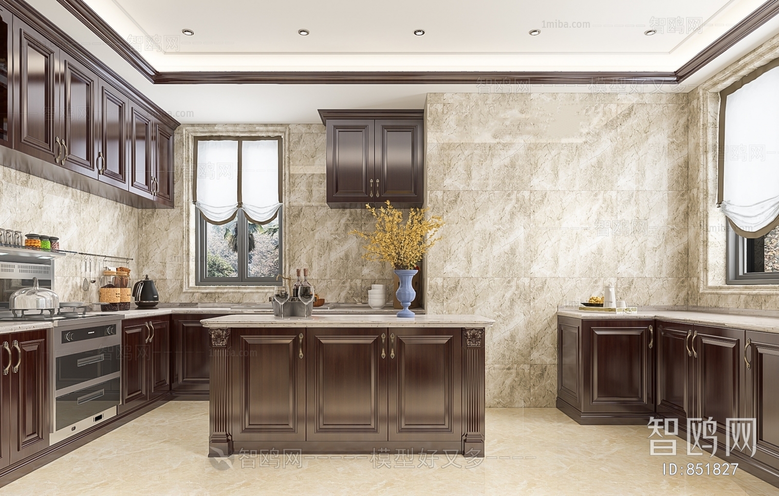 American Style Open Kitchen