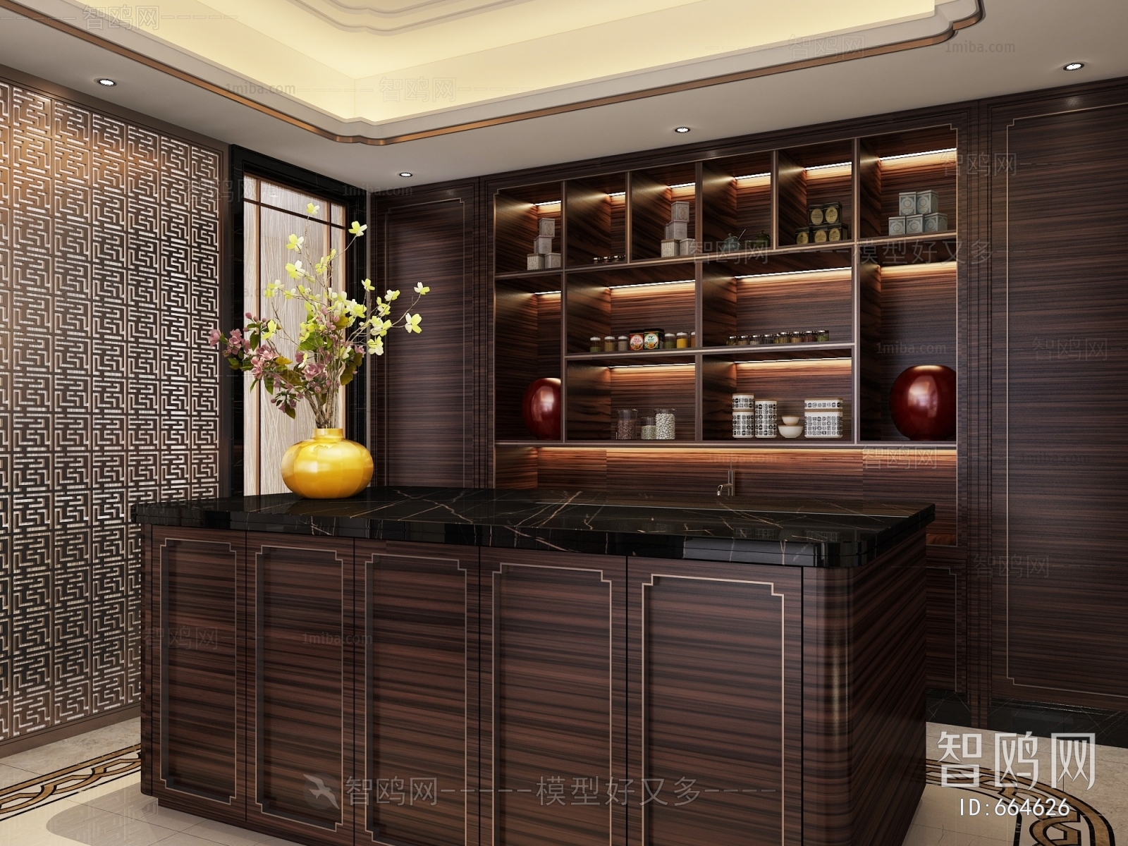 Chinese Style Kitchen Cabinet