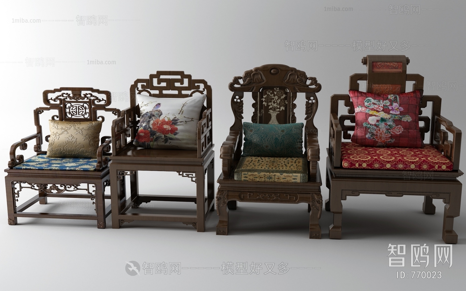 New Chinese Style Lounge Chair