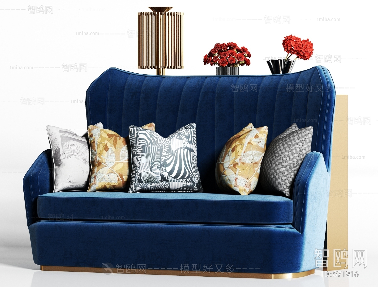 Simple European Style A Sofa For Two