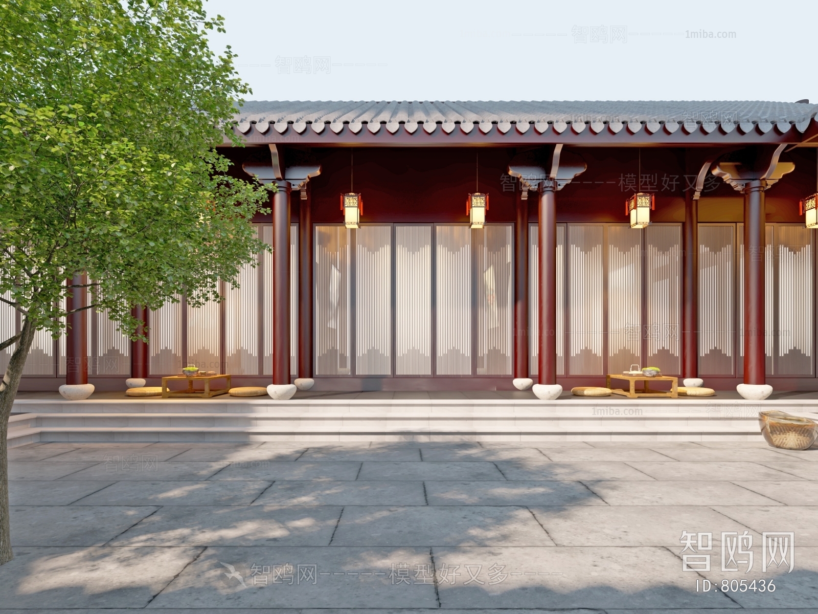 New Chinese Style Facade Element