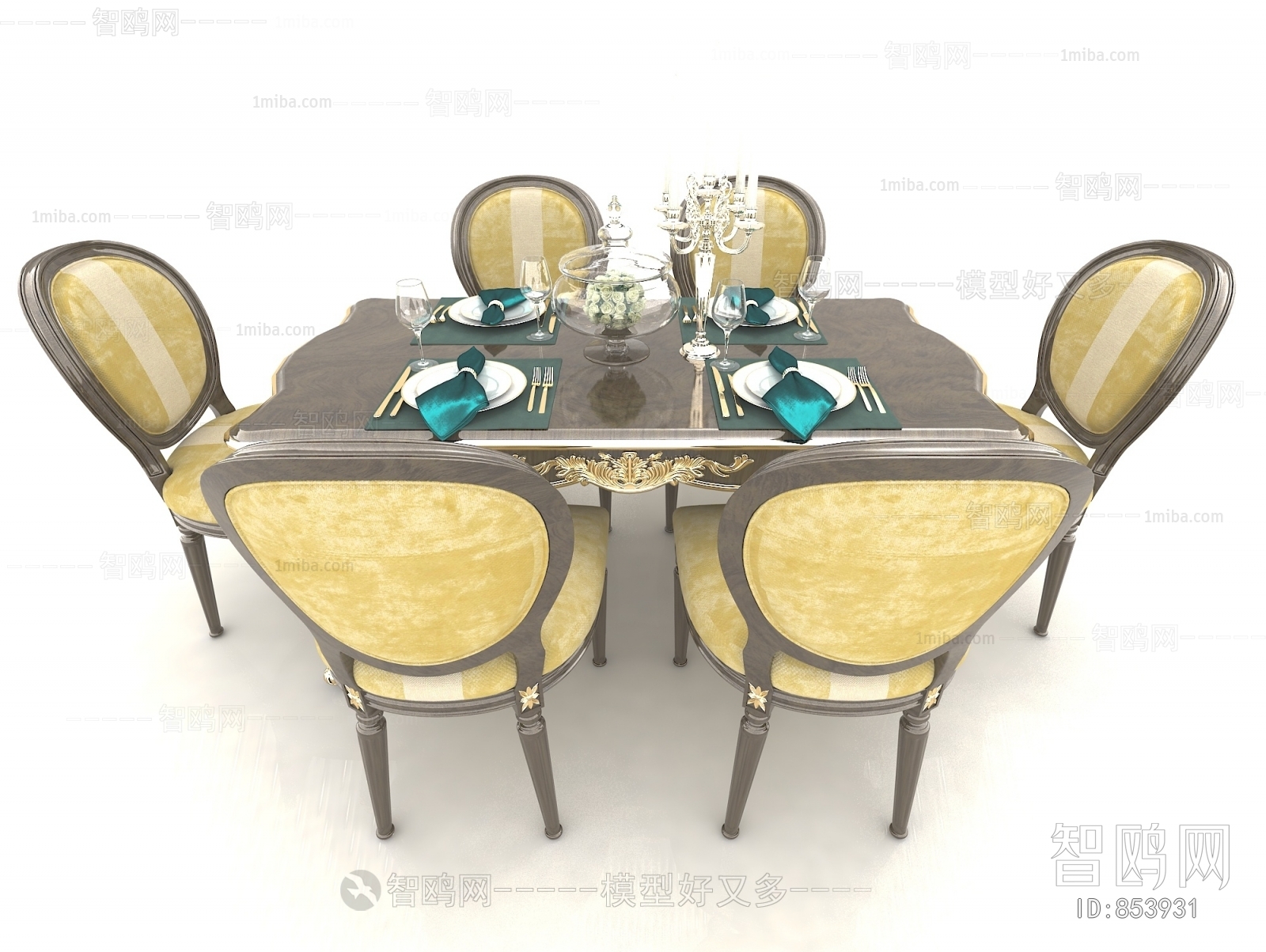 American Style Dining Table And Chairs