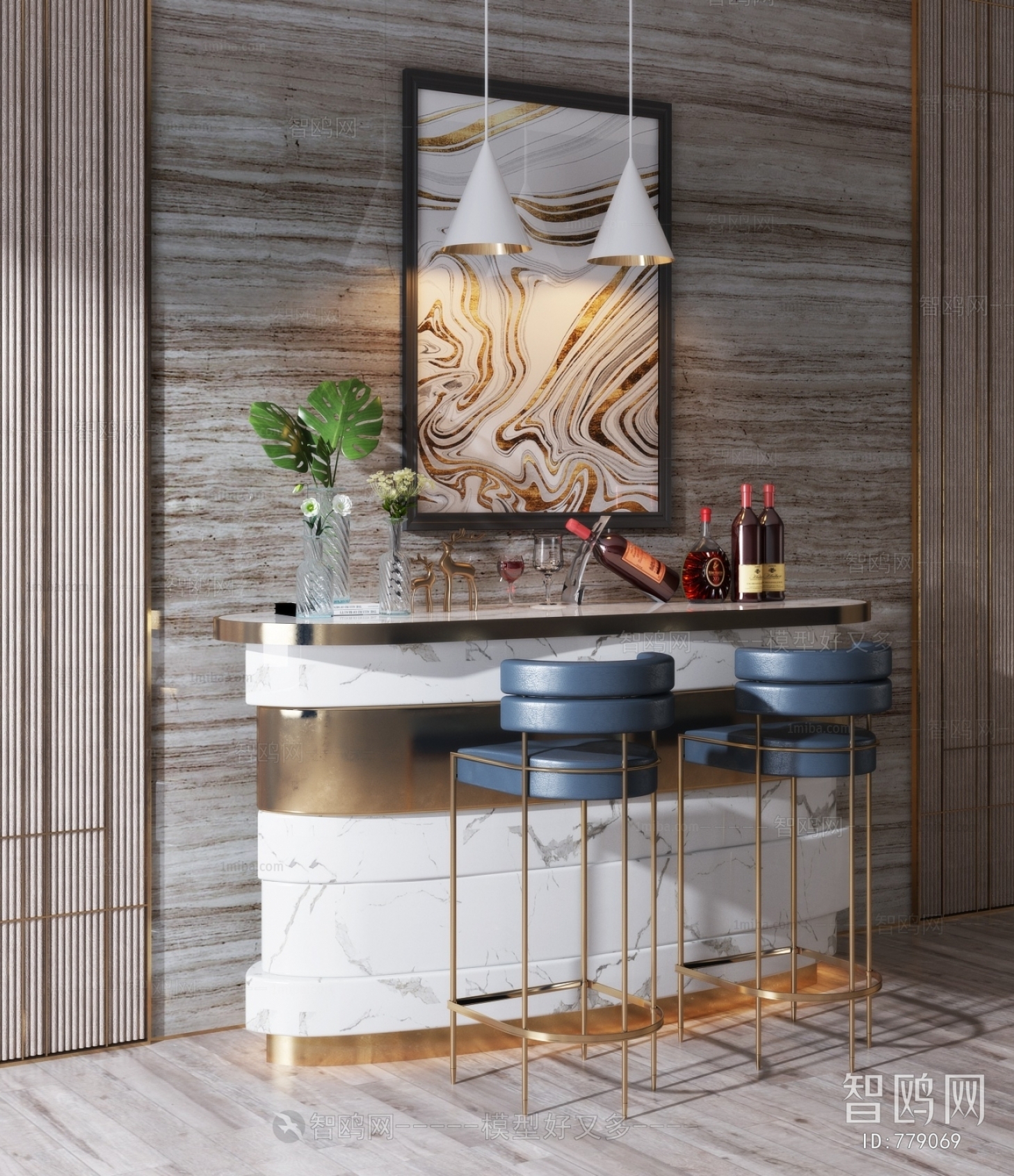 Modern Counter Bar