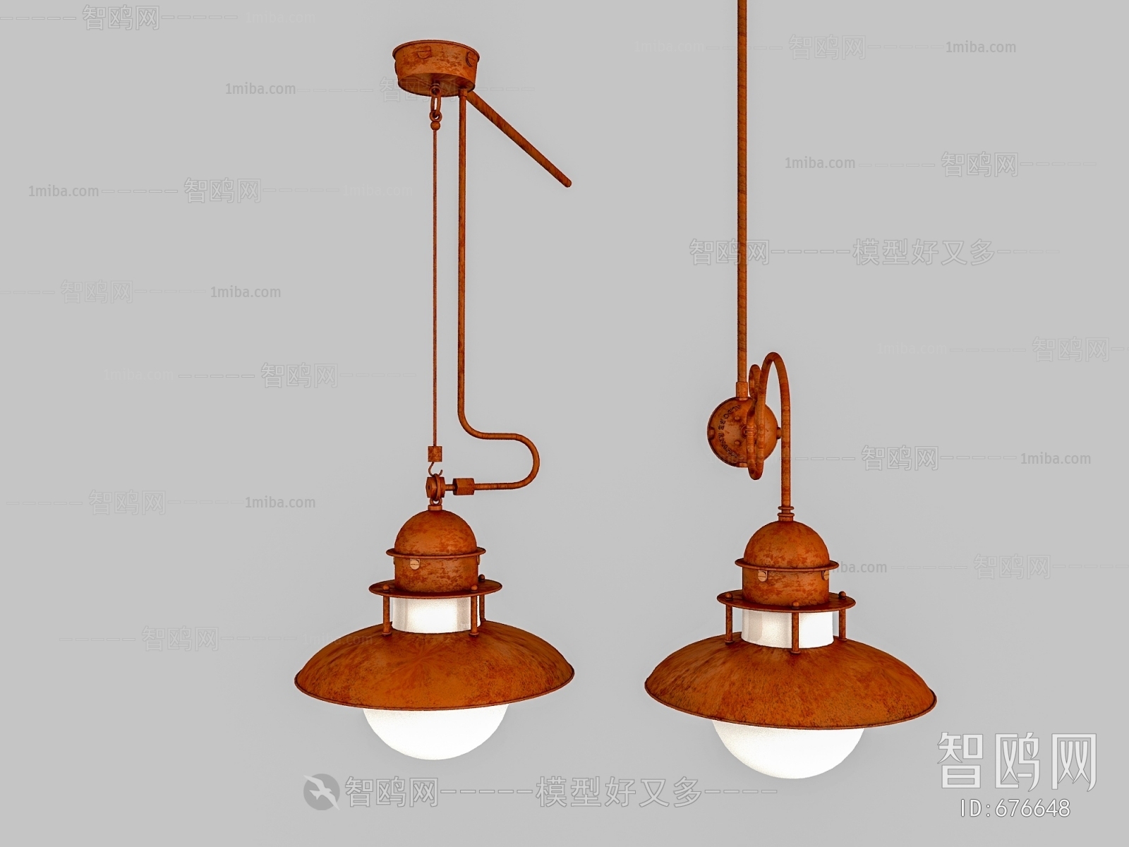 Industrial Style Wall Lamp