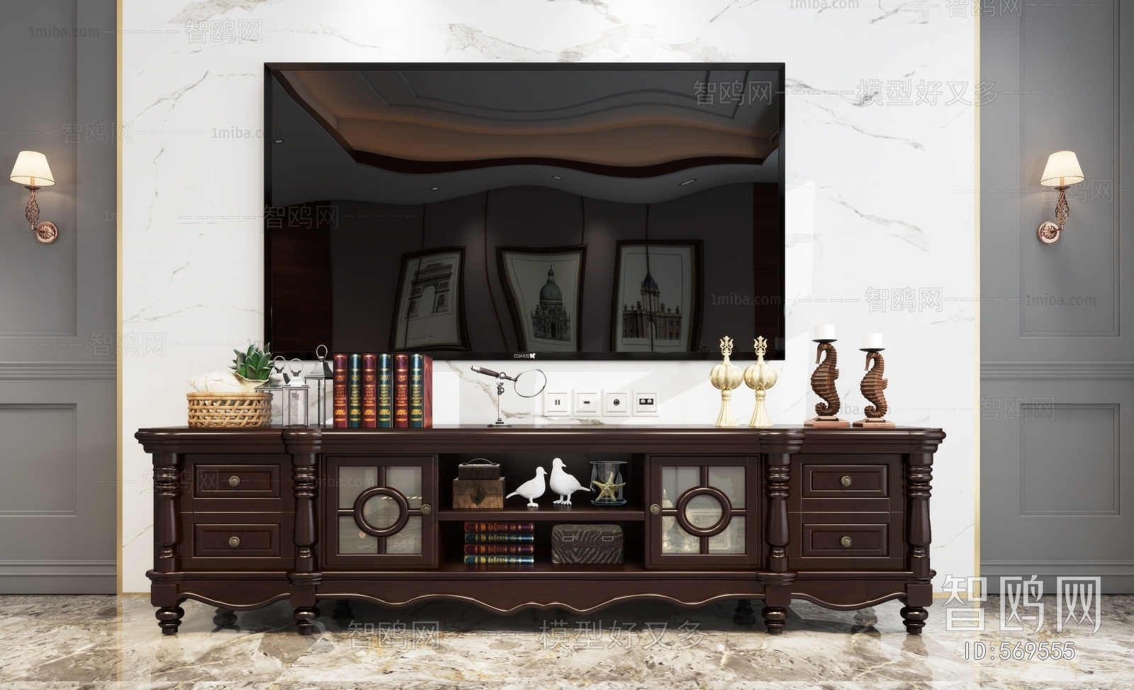 American Style TV Cabinet