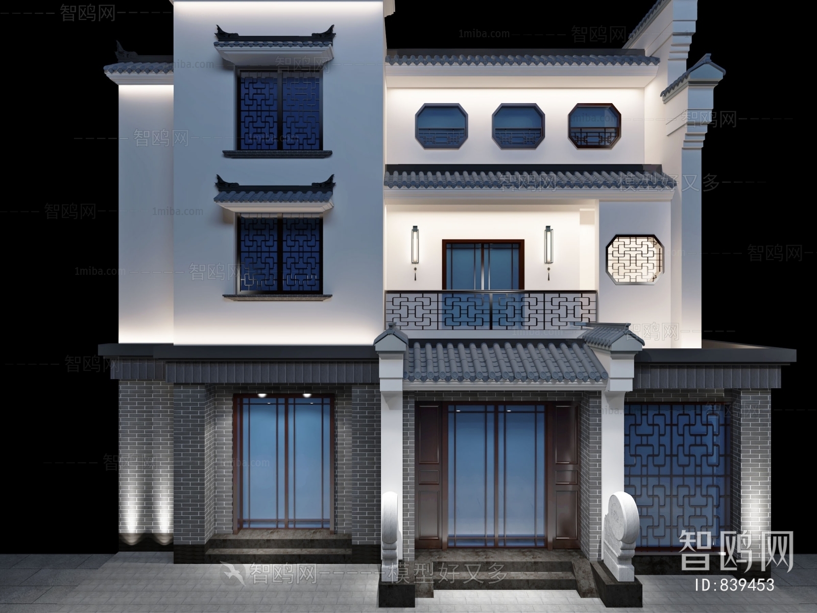 New Chinese Style Facade Element