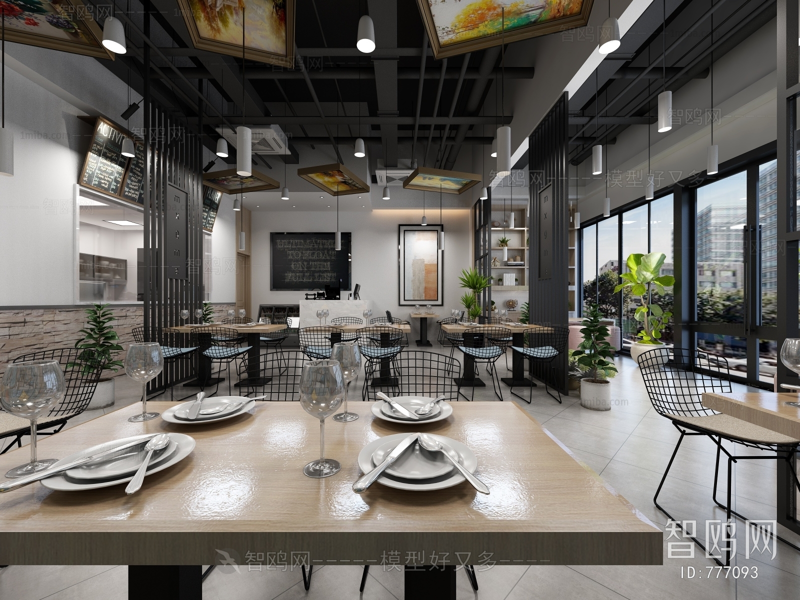 Industrial Style Restaurant