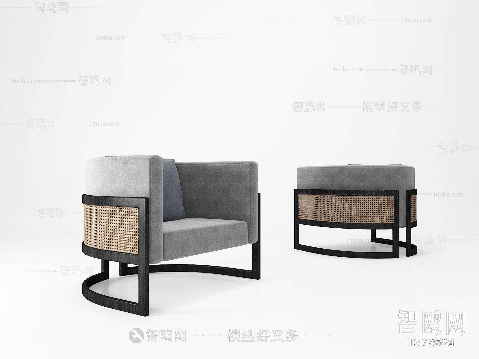 New Chinese Style Lounge Chair