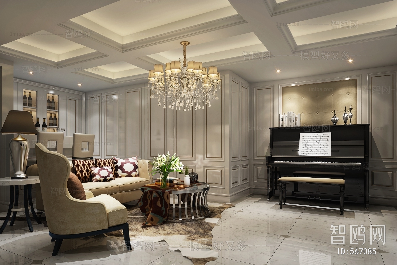 New Classical Style Rest And Entertainment