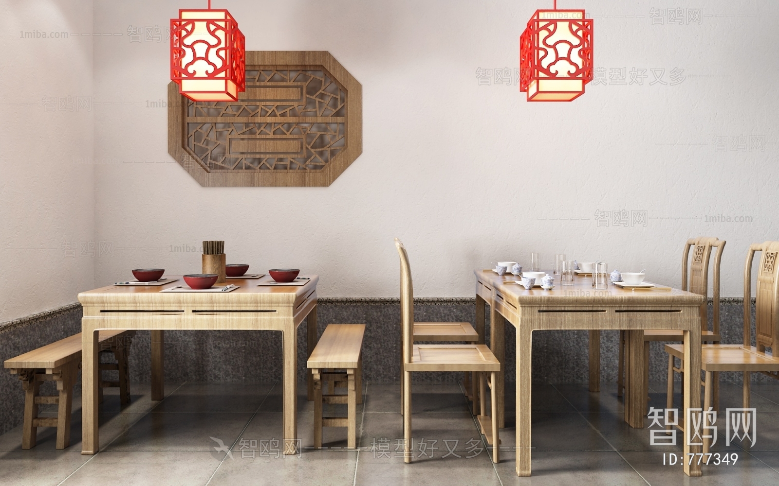 New Chinese Style Dining Table And Chairs