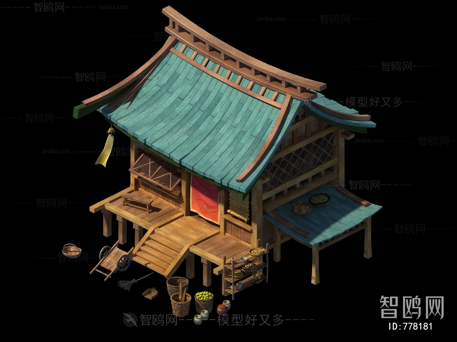 Chinese Style Ancient Architectural Buildings