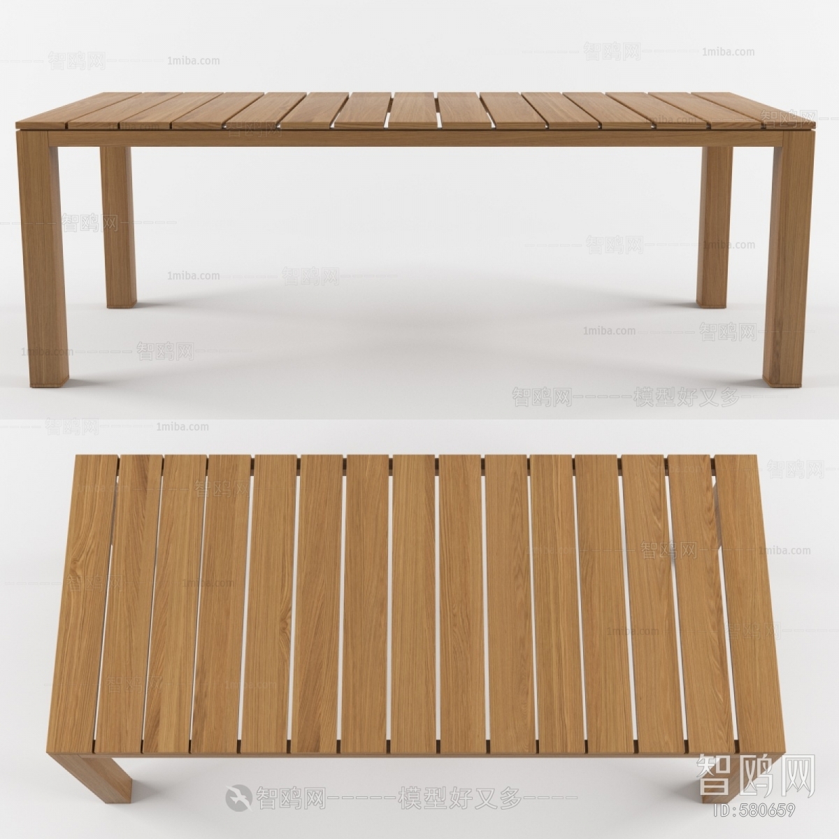 Modern Wooden Bench Or Stool