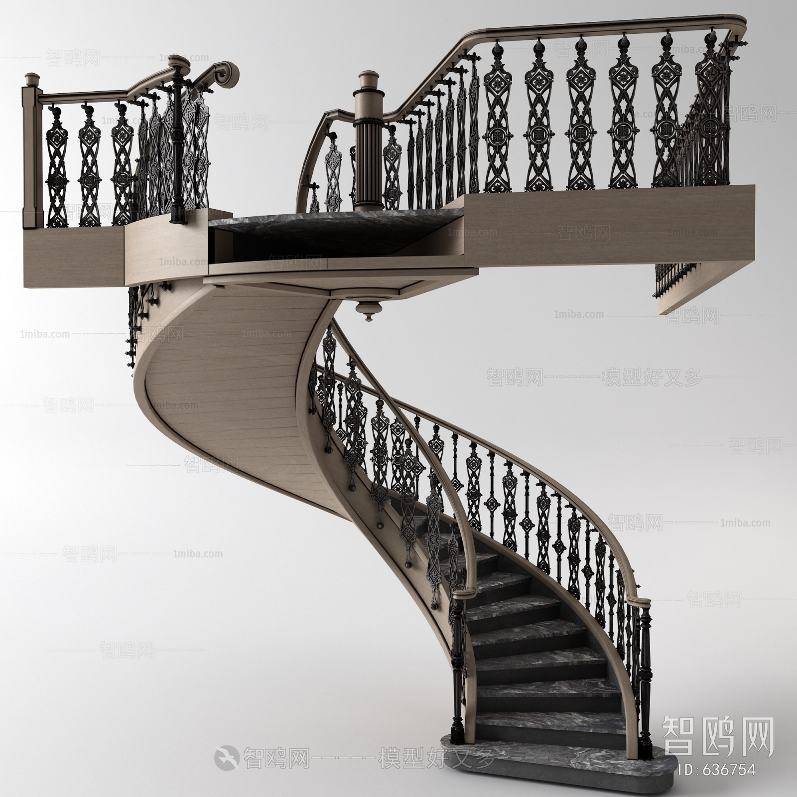 Modern Stair Balustrade/elevator