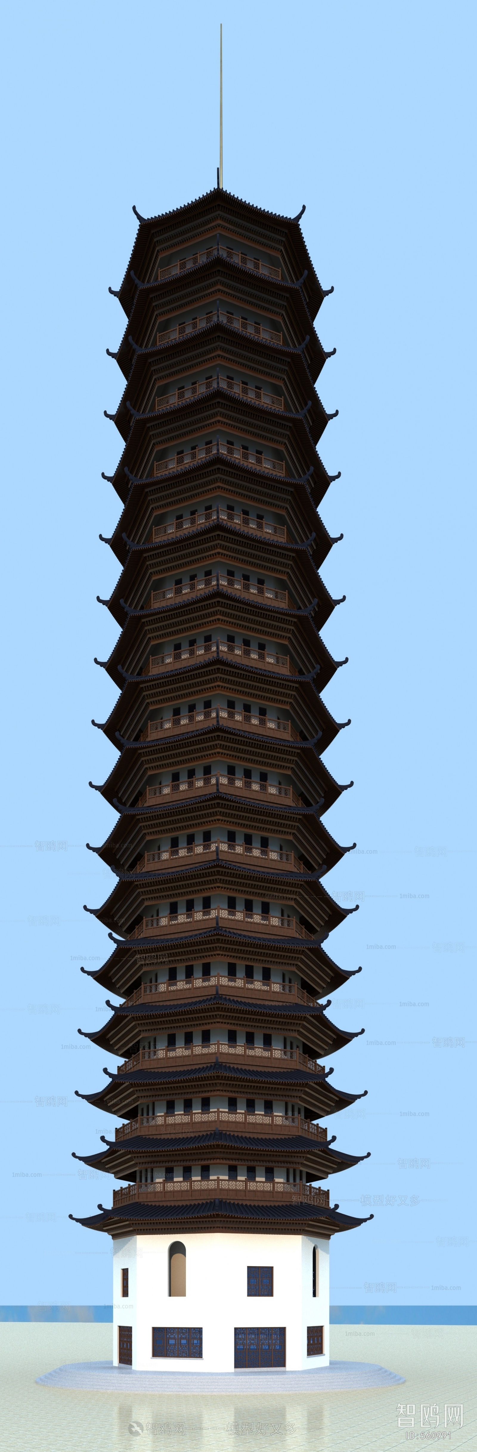 Chinese Style Ancient Architectural Buildings