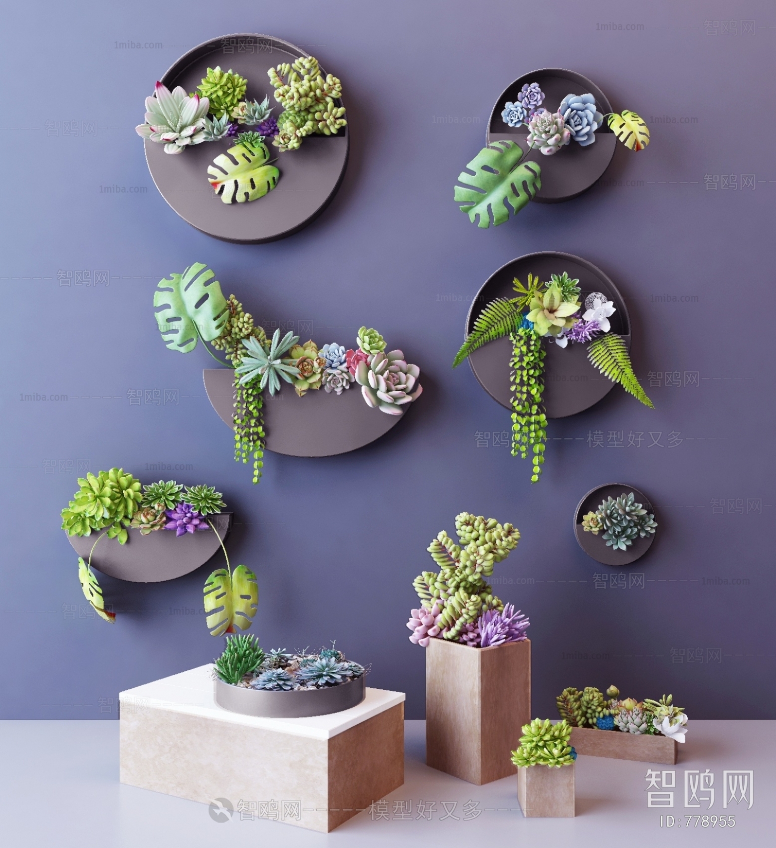 Nordic Style Plant Wall