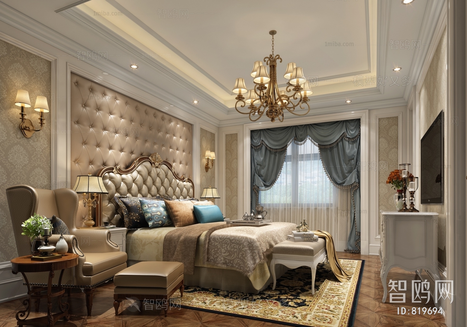 New Classical Style Bedroom