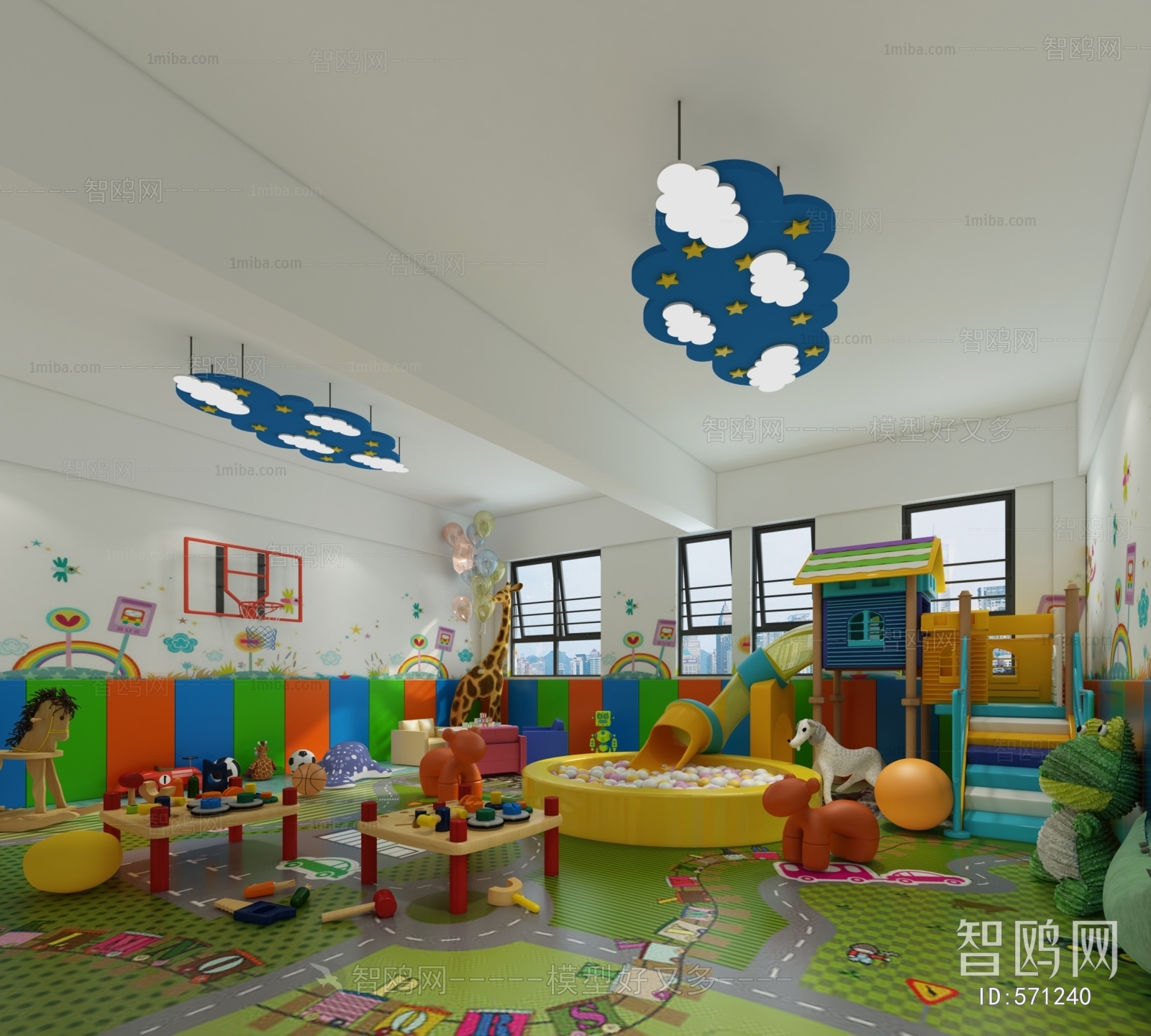 Modern Children's Playroom