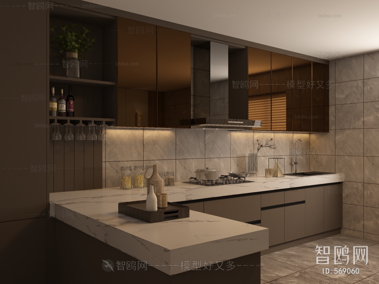 Modern The Kitchen