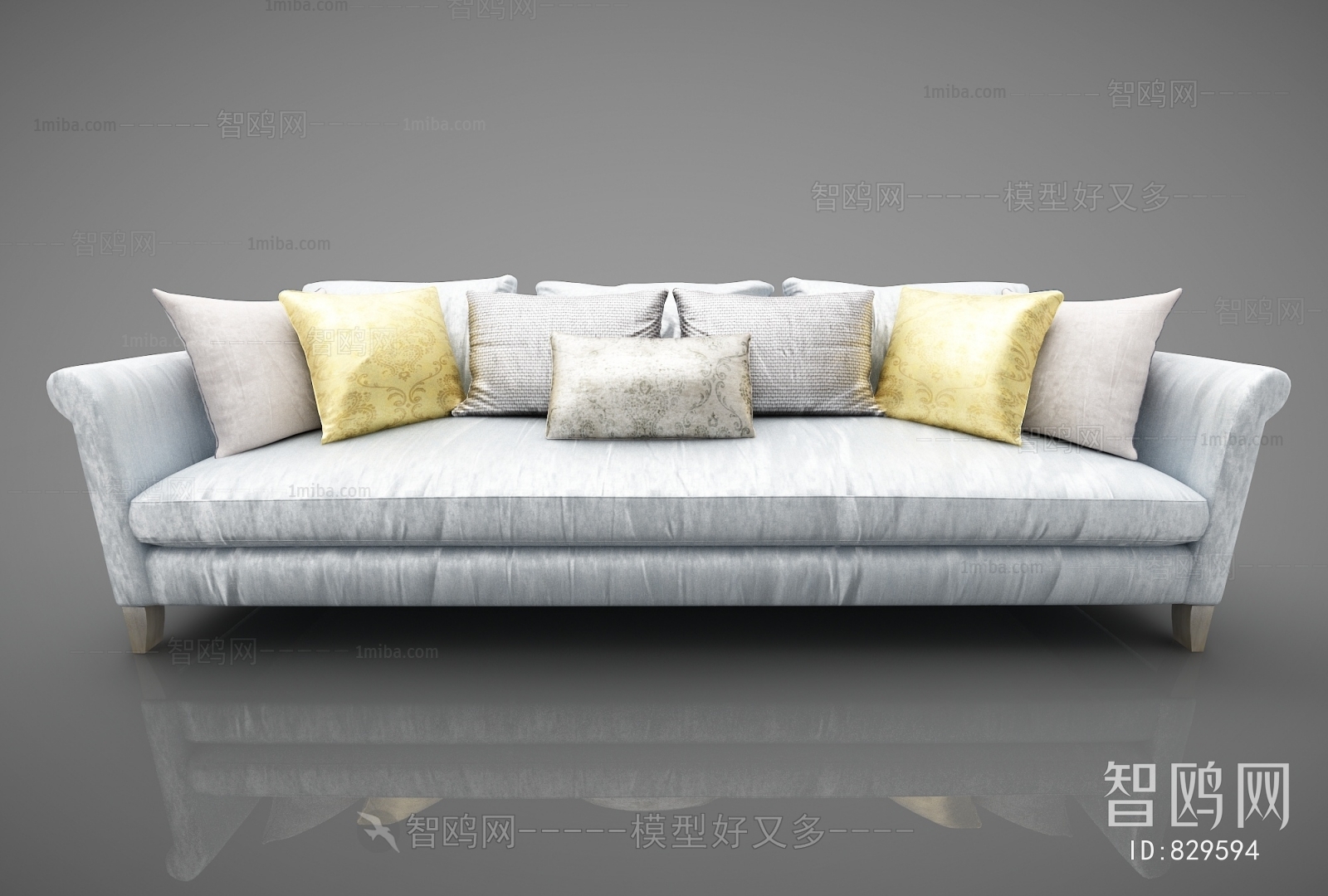 Modern Three-seat Sofa