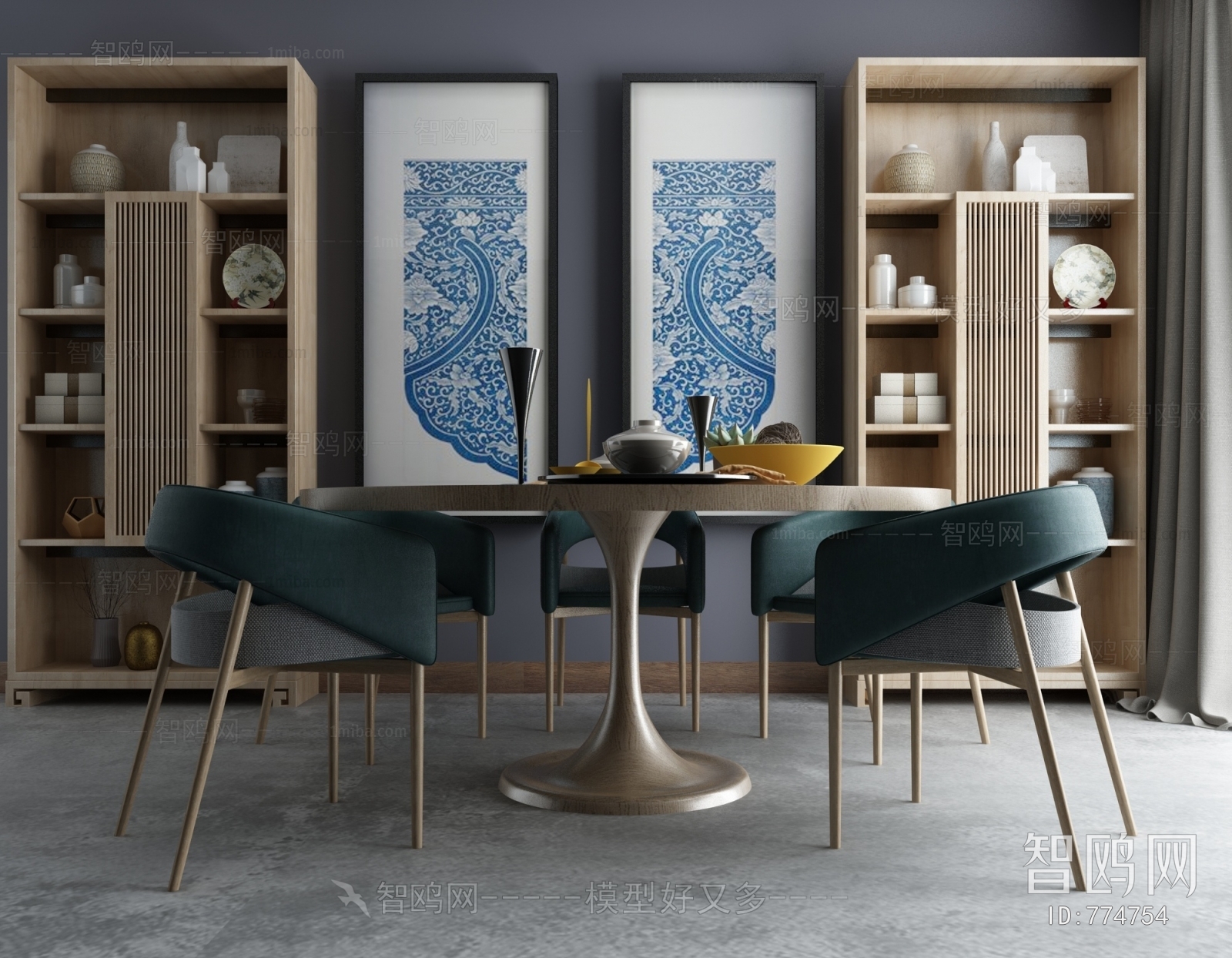 New Chinese Style Dining Table And Chairs