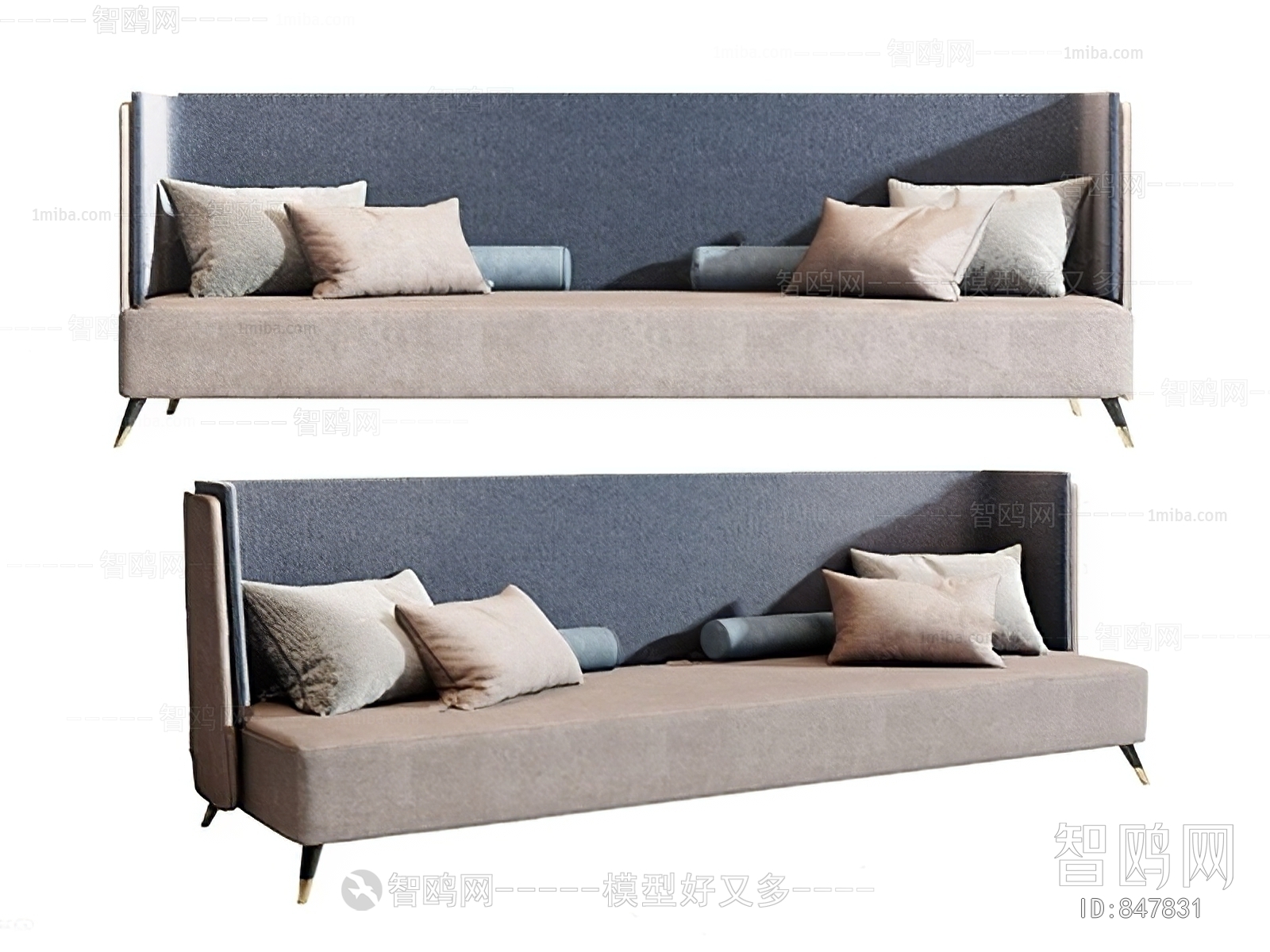 Modern Three-seat Sofa