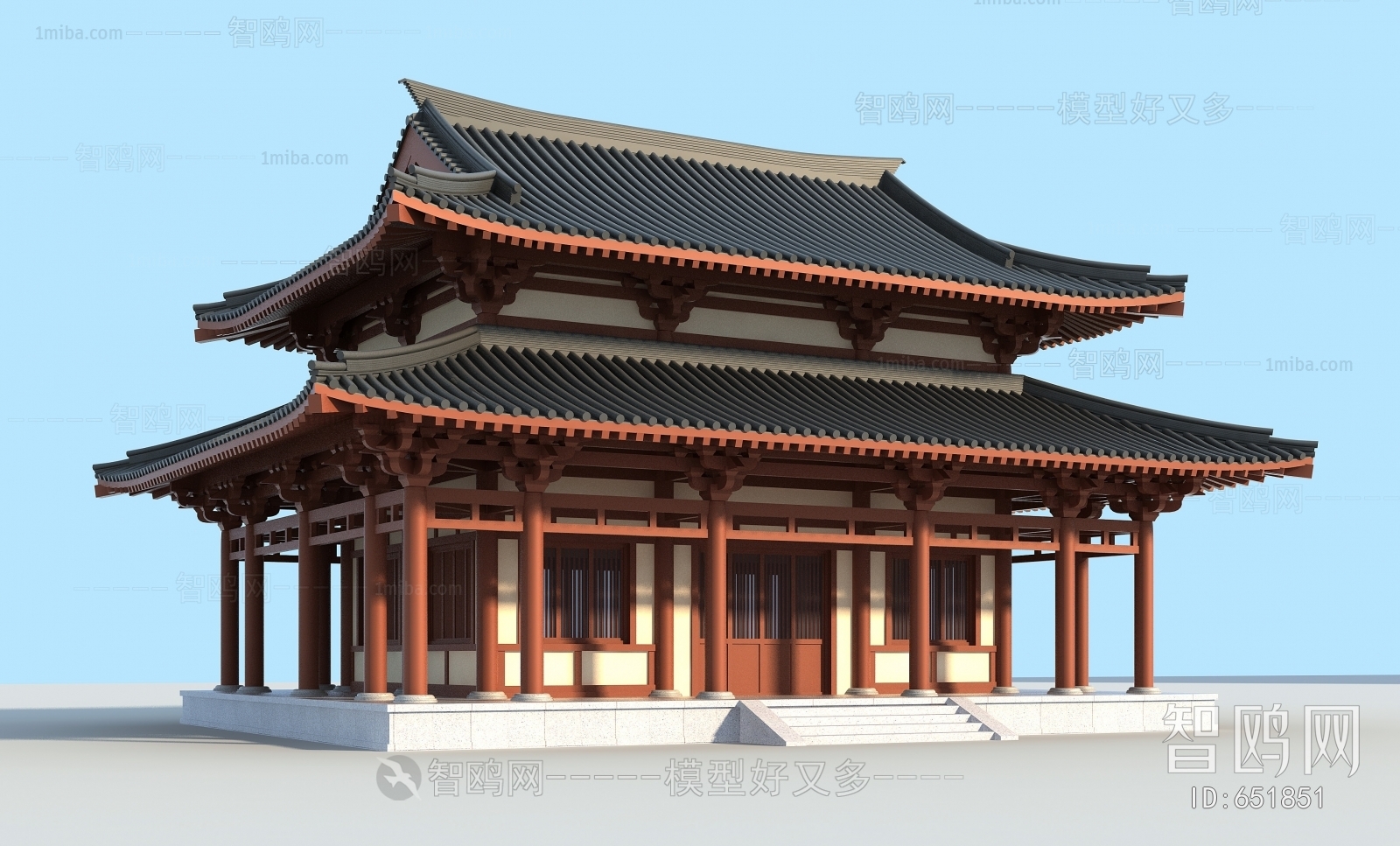 Chinese Style Ancient Architectural Buildings