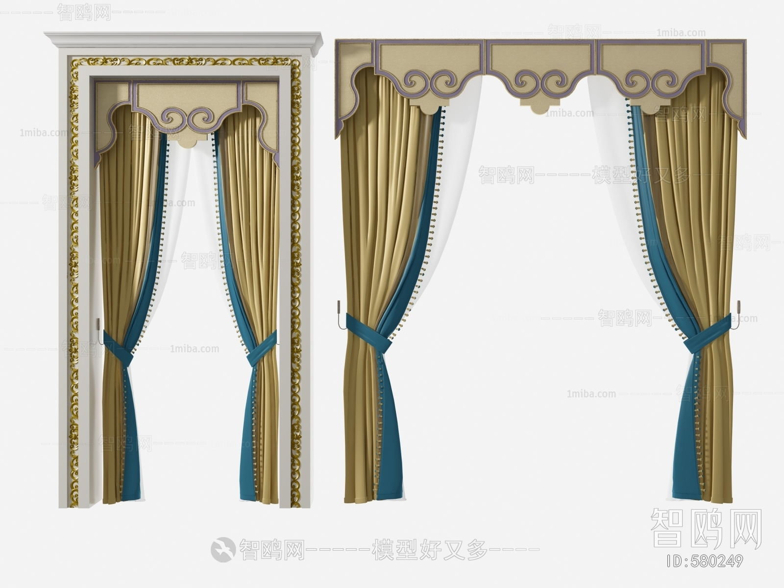 Simple European Style The Curtain