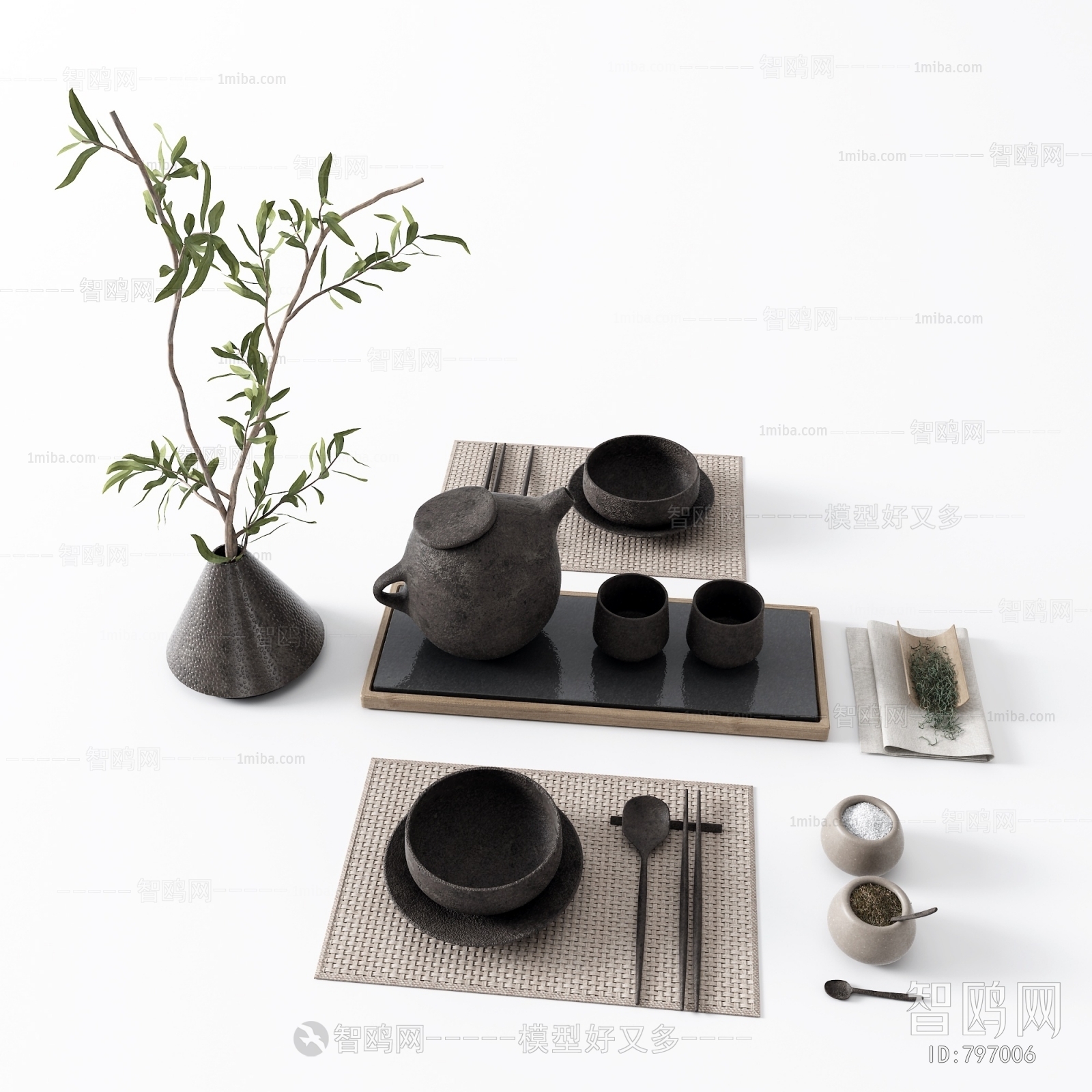 New Chinese Style Cutlery/tea Set