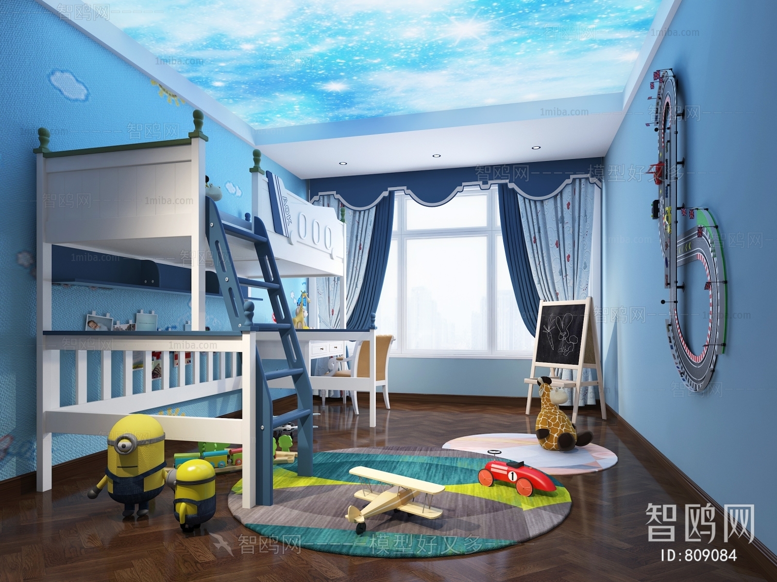 Modern Boy's Room And Son's Room