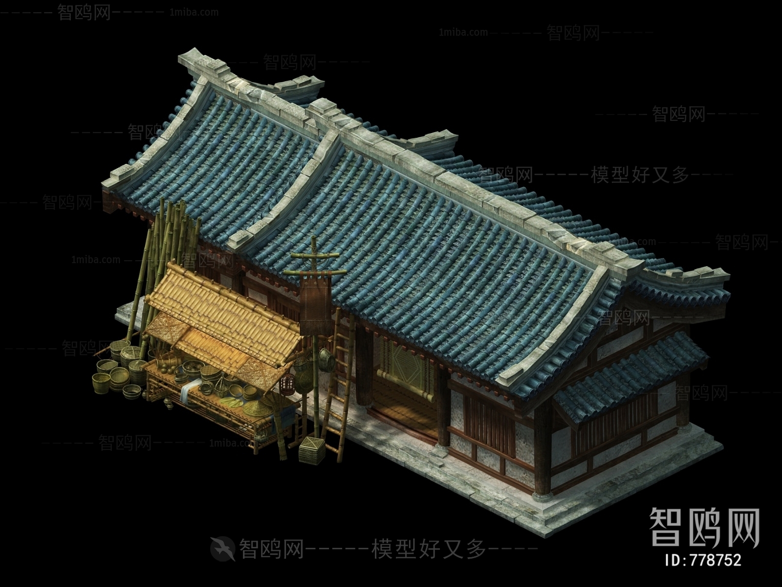 Chinese Style Ancient Architectural Buildings