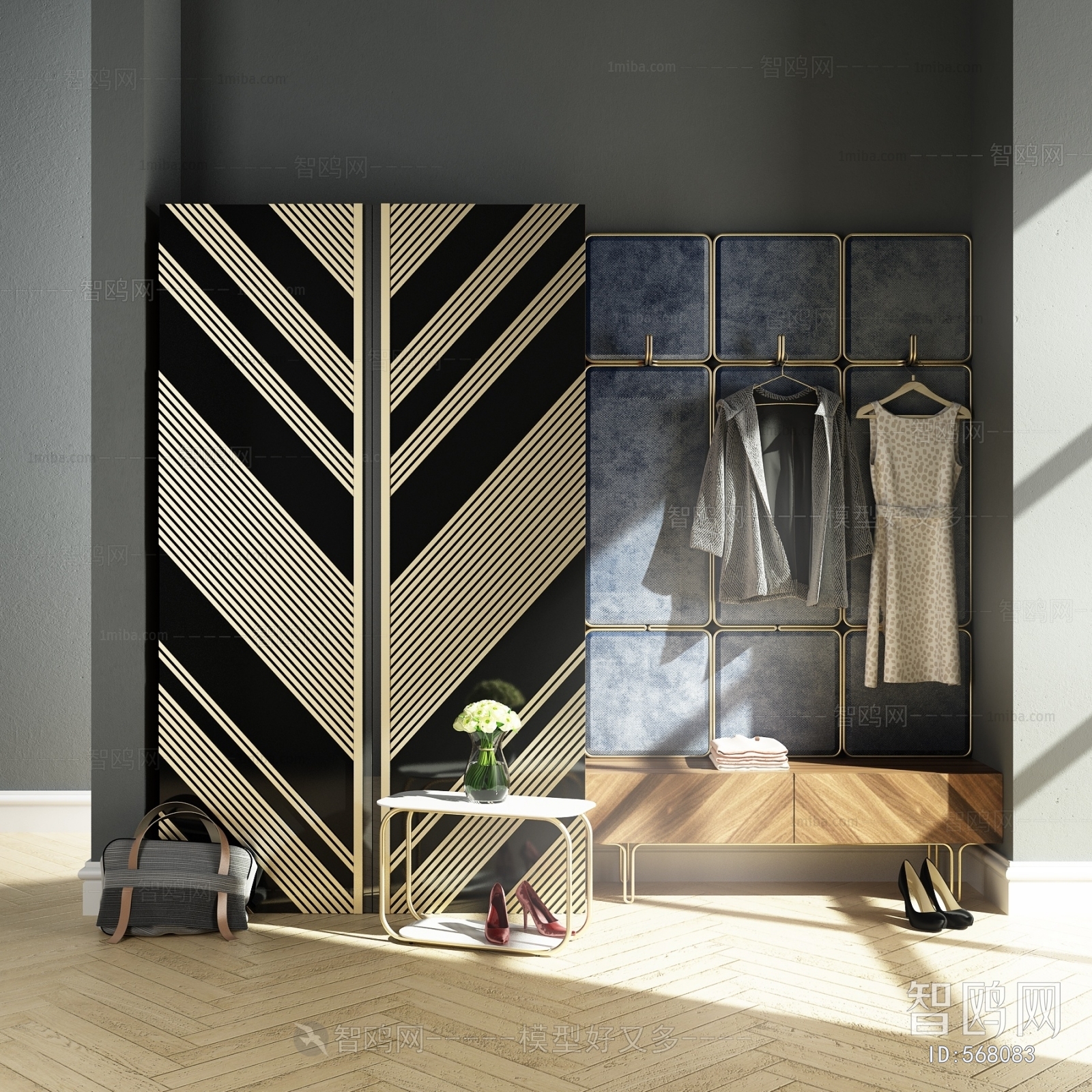 Modern Shoe Cabinet