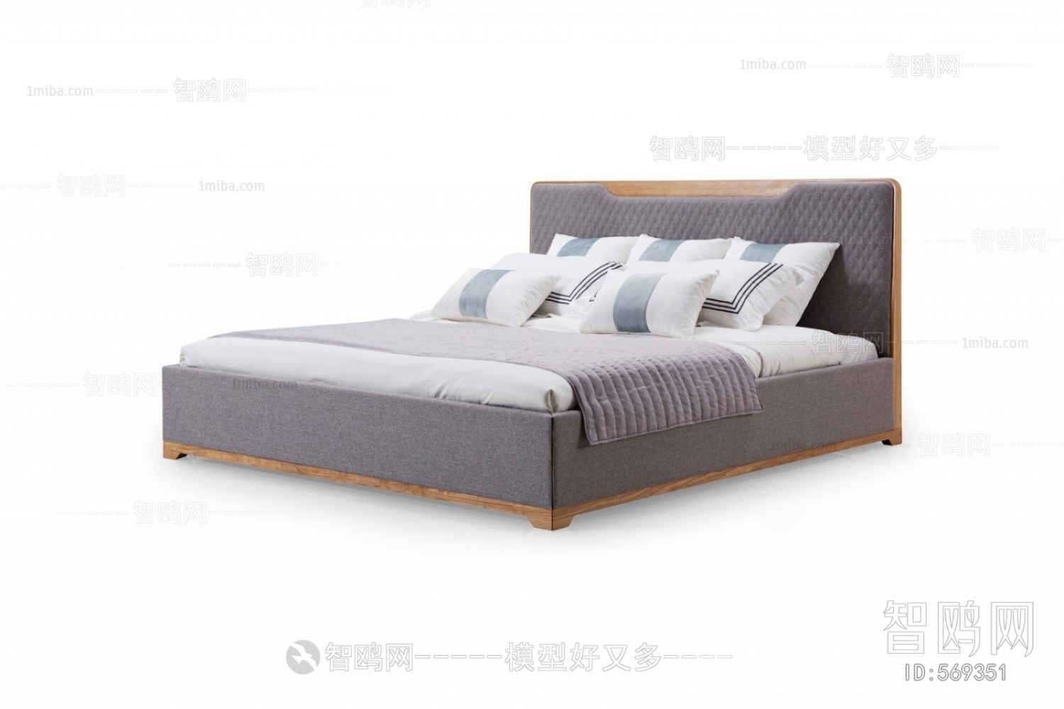 New Chinese Style Double Bed