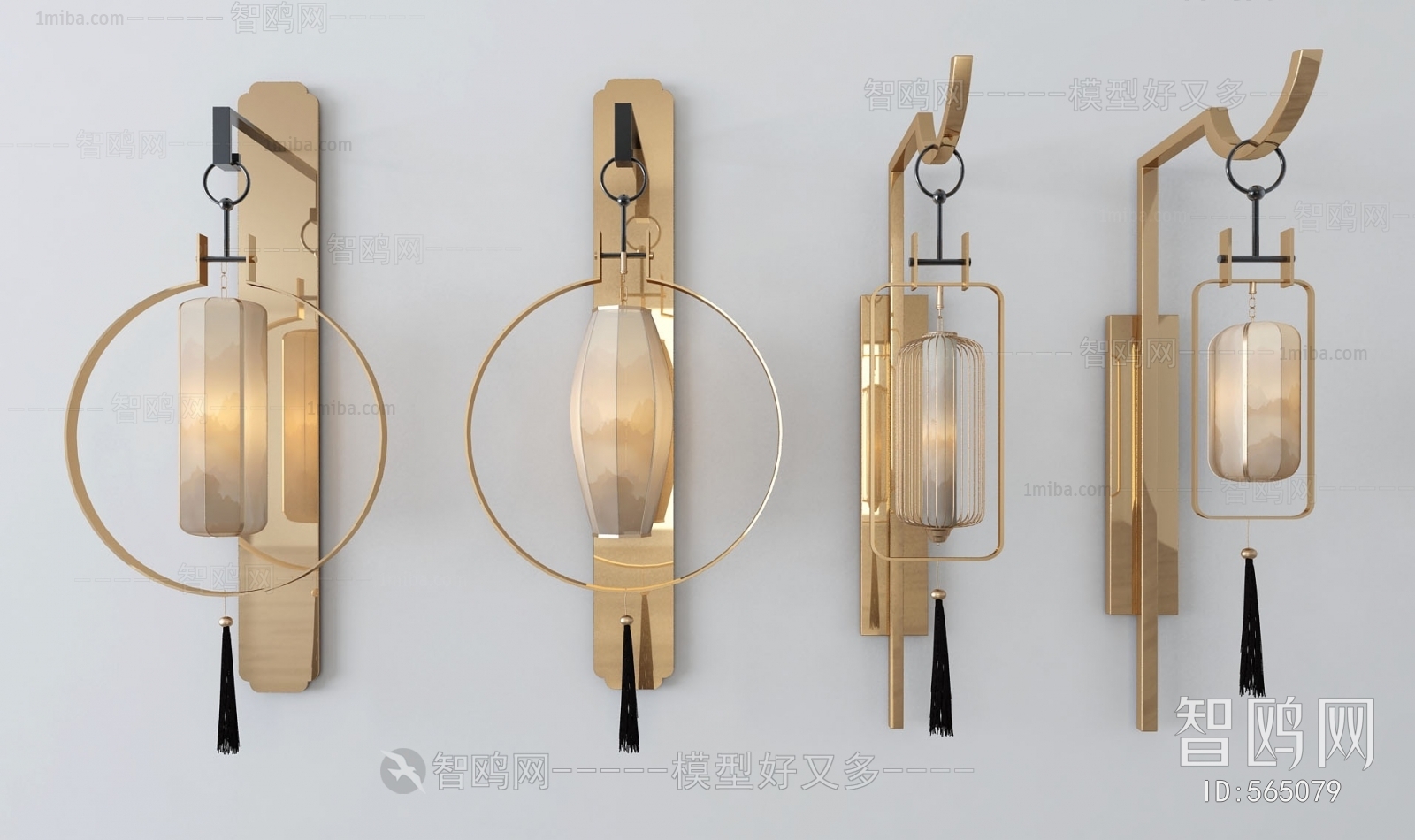 New Chinese Style Wall Lamp