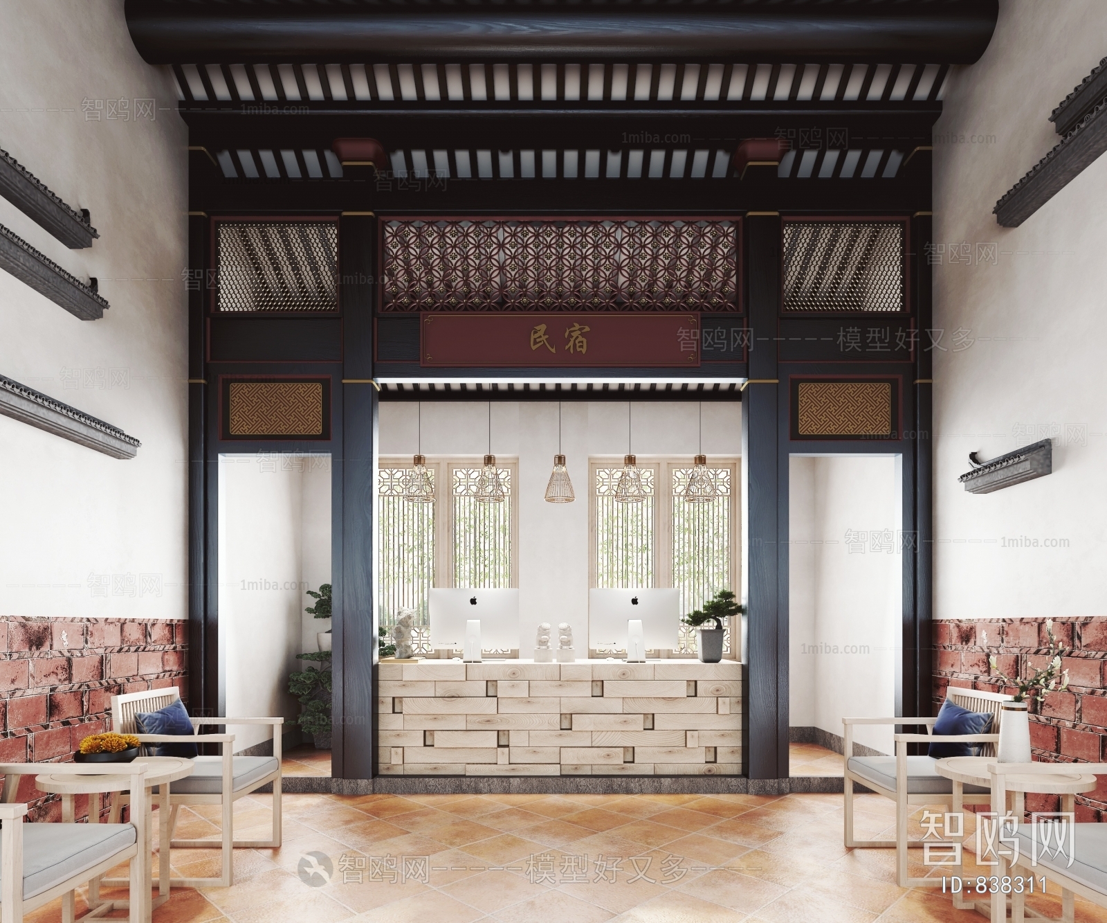 New Chinese Style Hotel Space