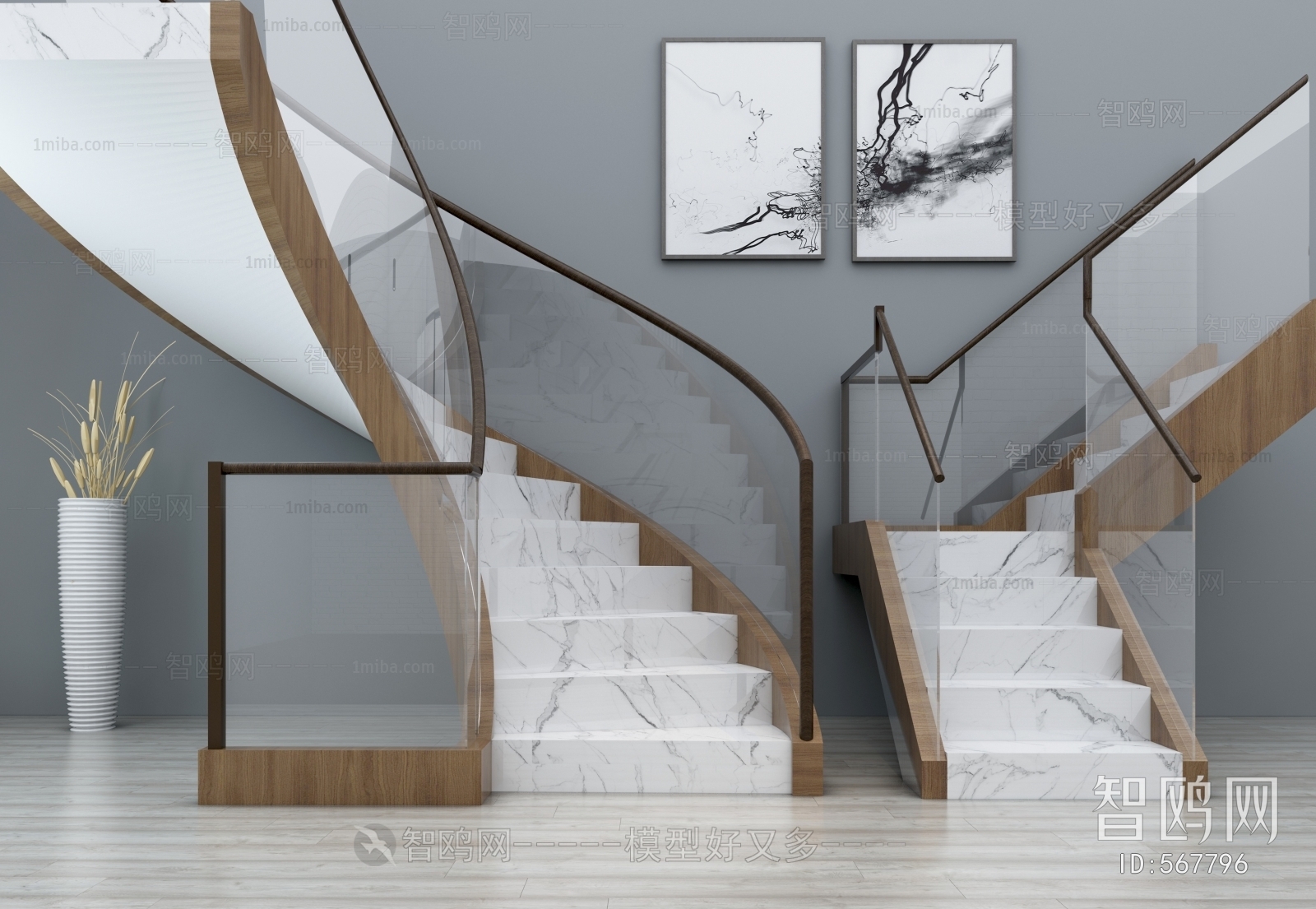 Modern Rotating Staircase