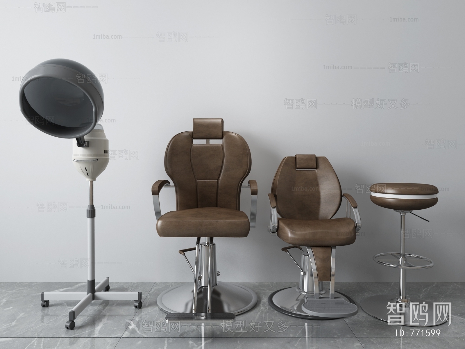 Modern Barber Chair