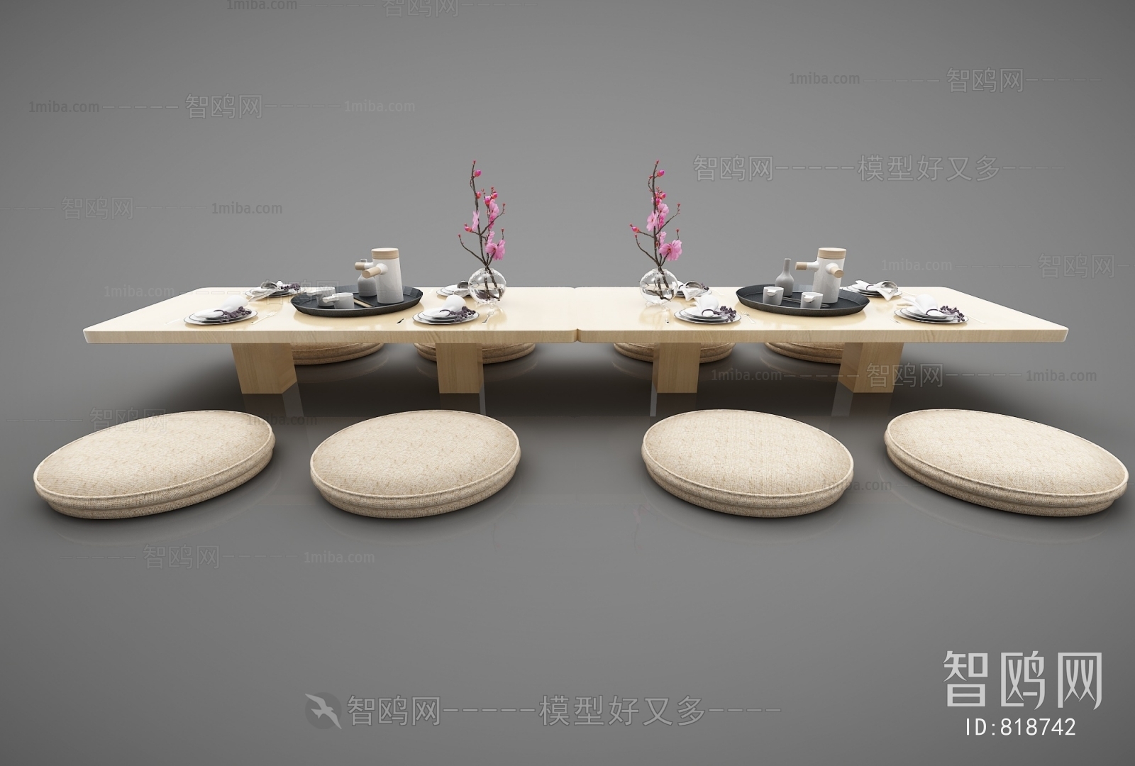 Japanese Style Tea Tables And Chairs